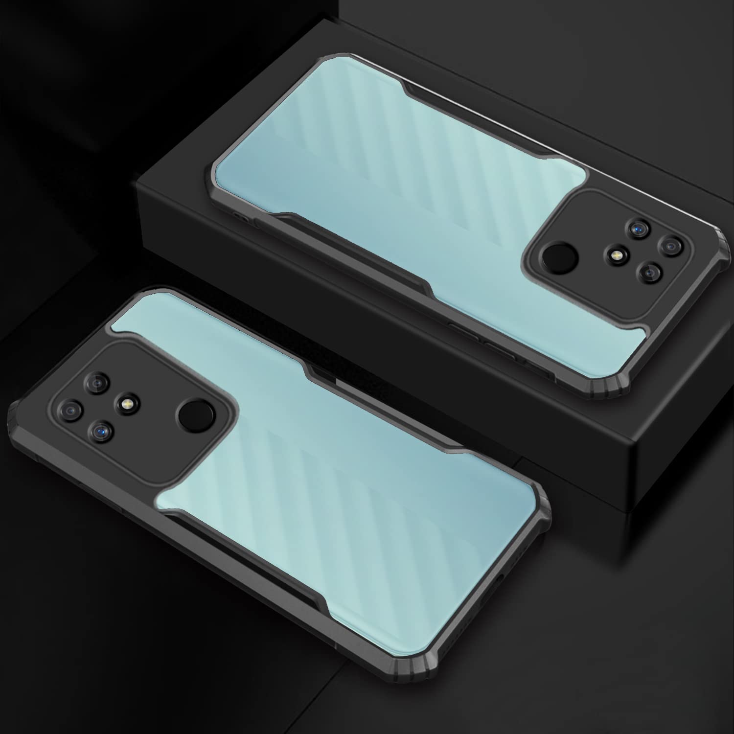Realme Narzo 50A back cover in black by Pikkme – photo 3