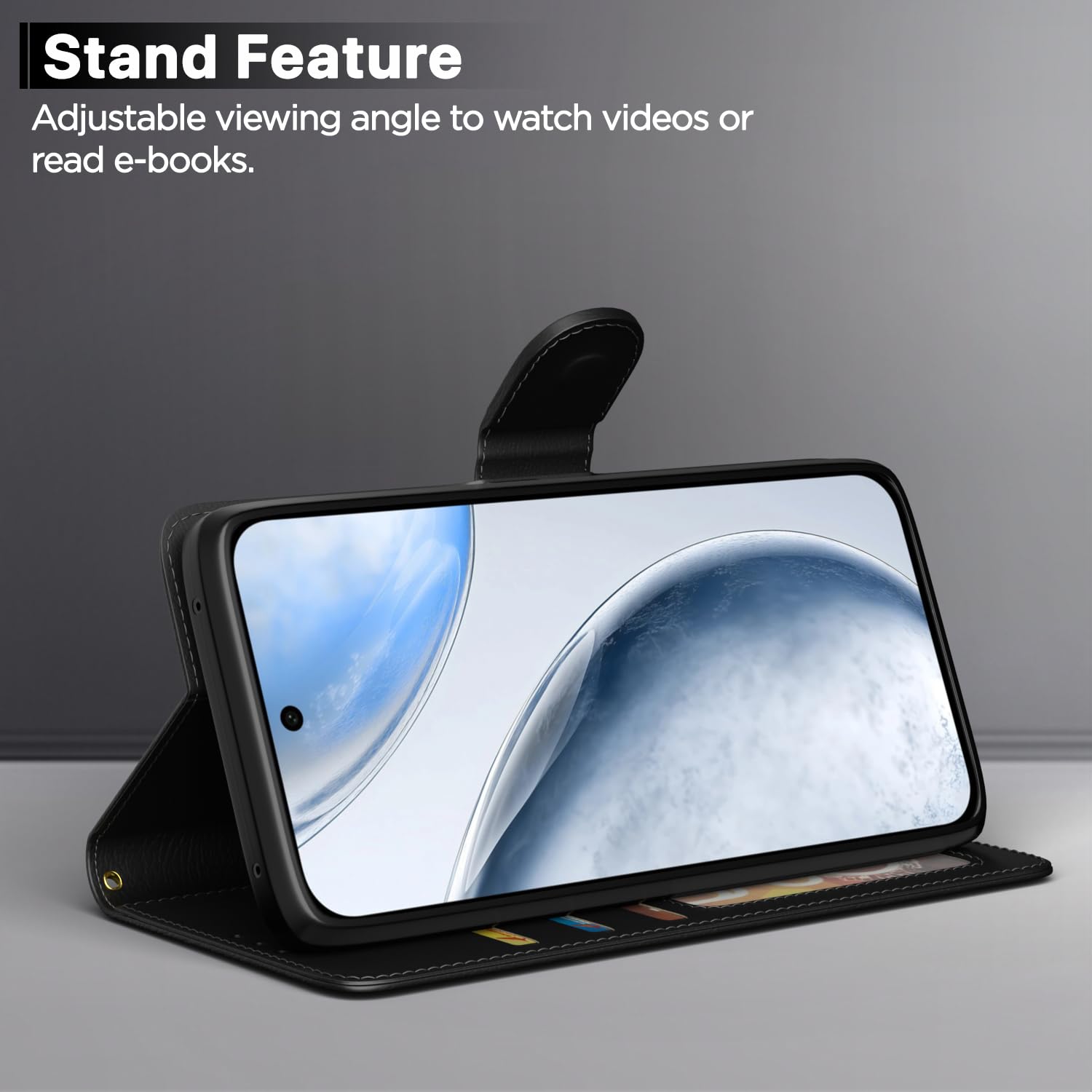 Vivo X200 FE 5G flip cover in black by Pikkme – photo 3