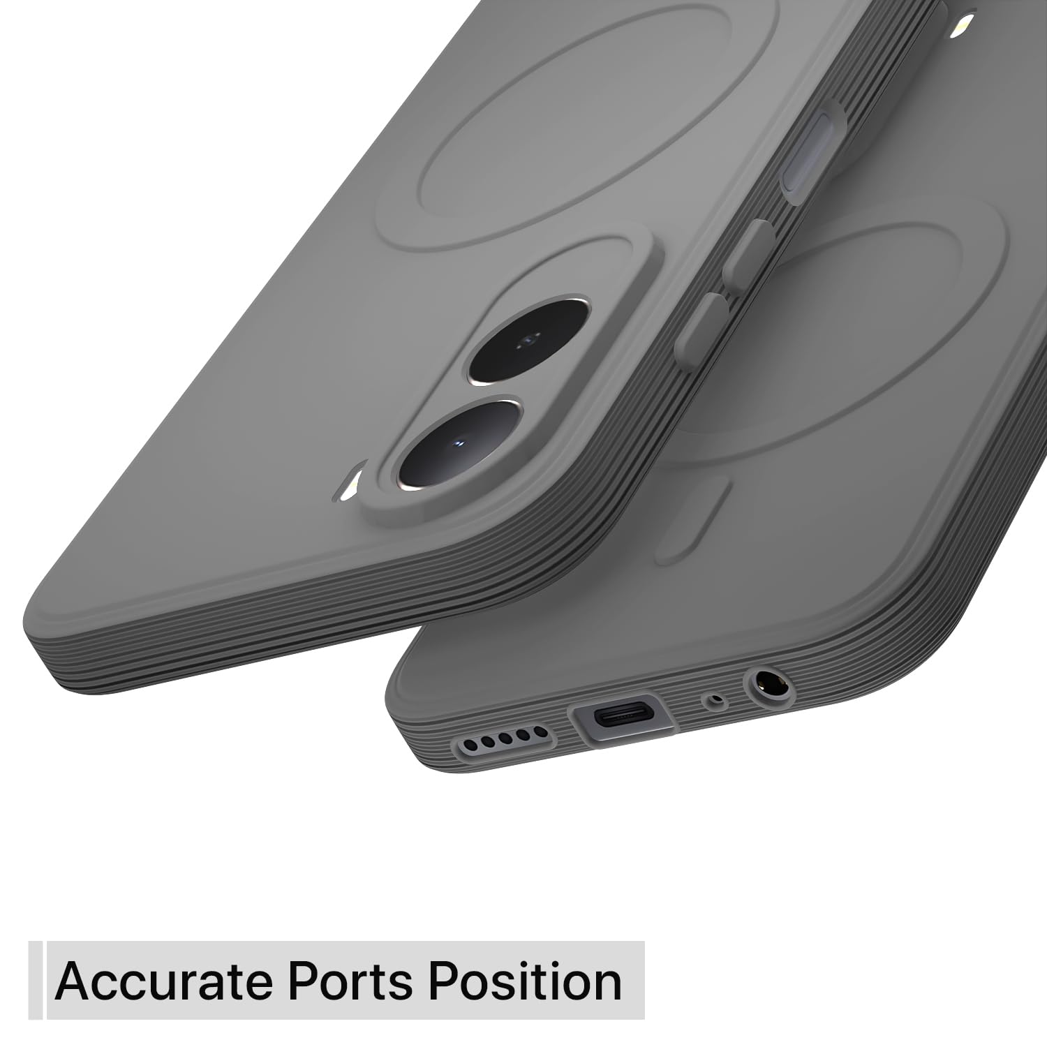 Pikkme Redmi A7 Pro/Poco C85x 5G grey phone cover – photo 4