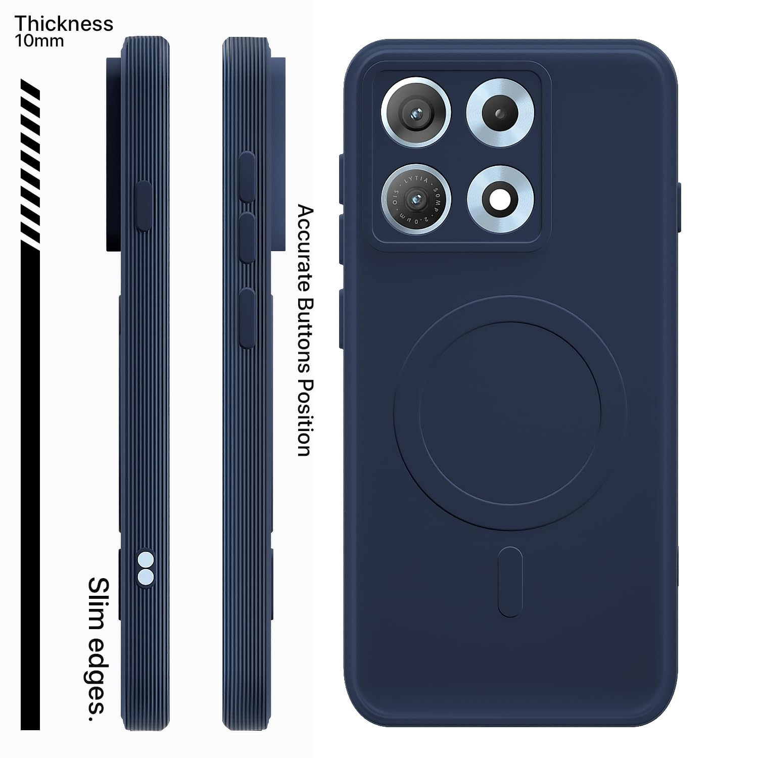 Pikkme blue phone cover for Moto Edge 70 Max 5G – photo 3