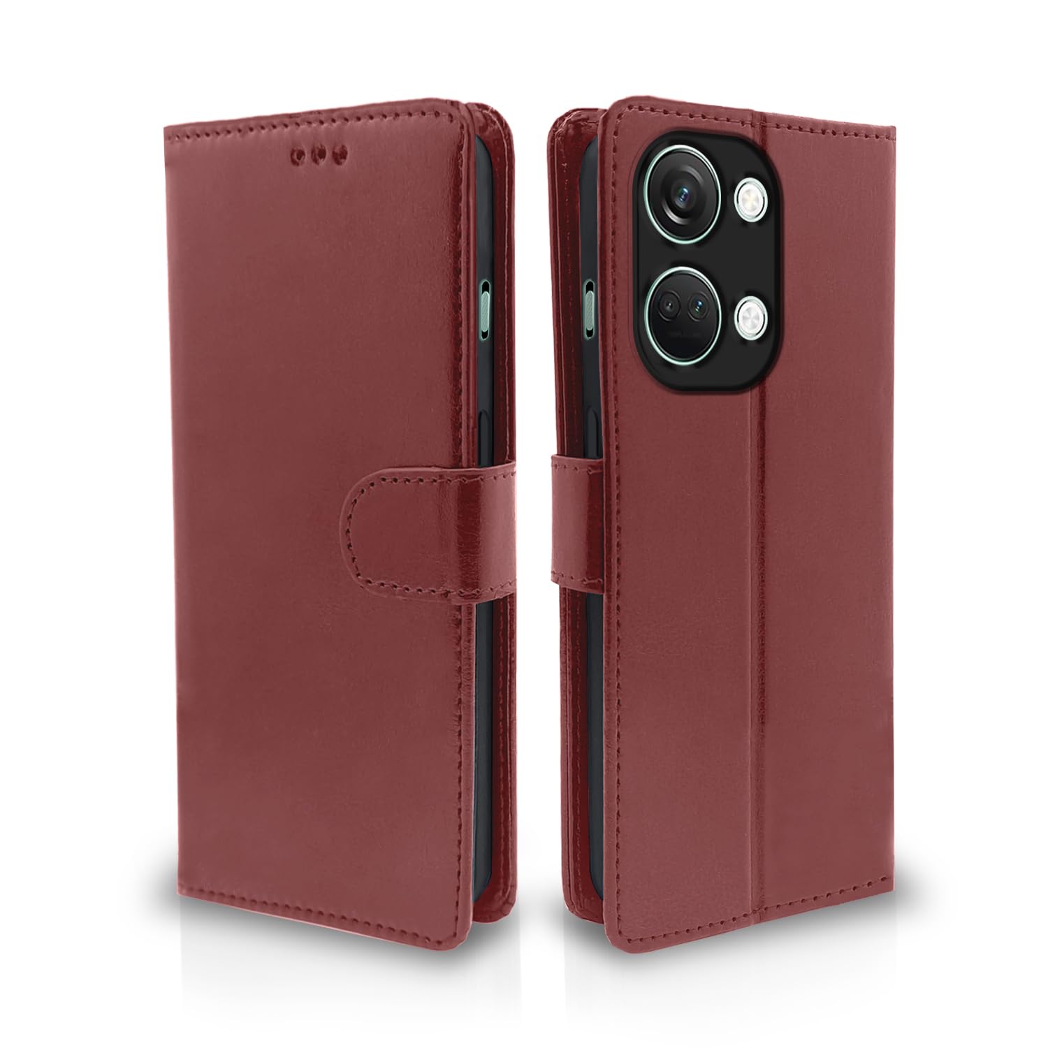 Pikkme OnePlus Nord 3 5G brown flip cover