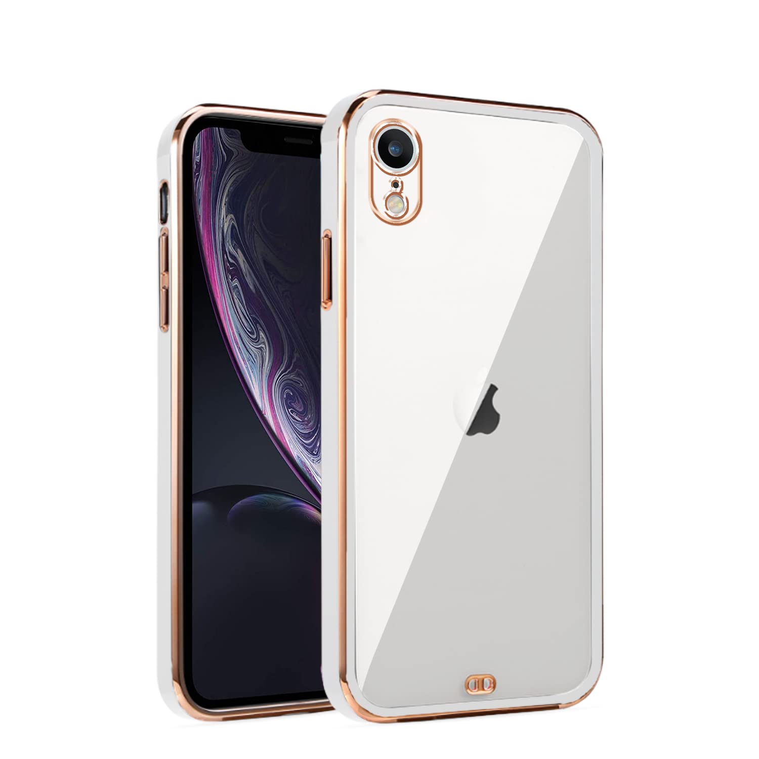 Pikkme iPhone XR Chrome white mobile back cover