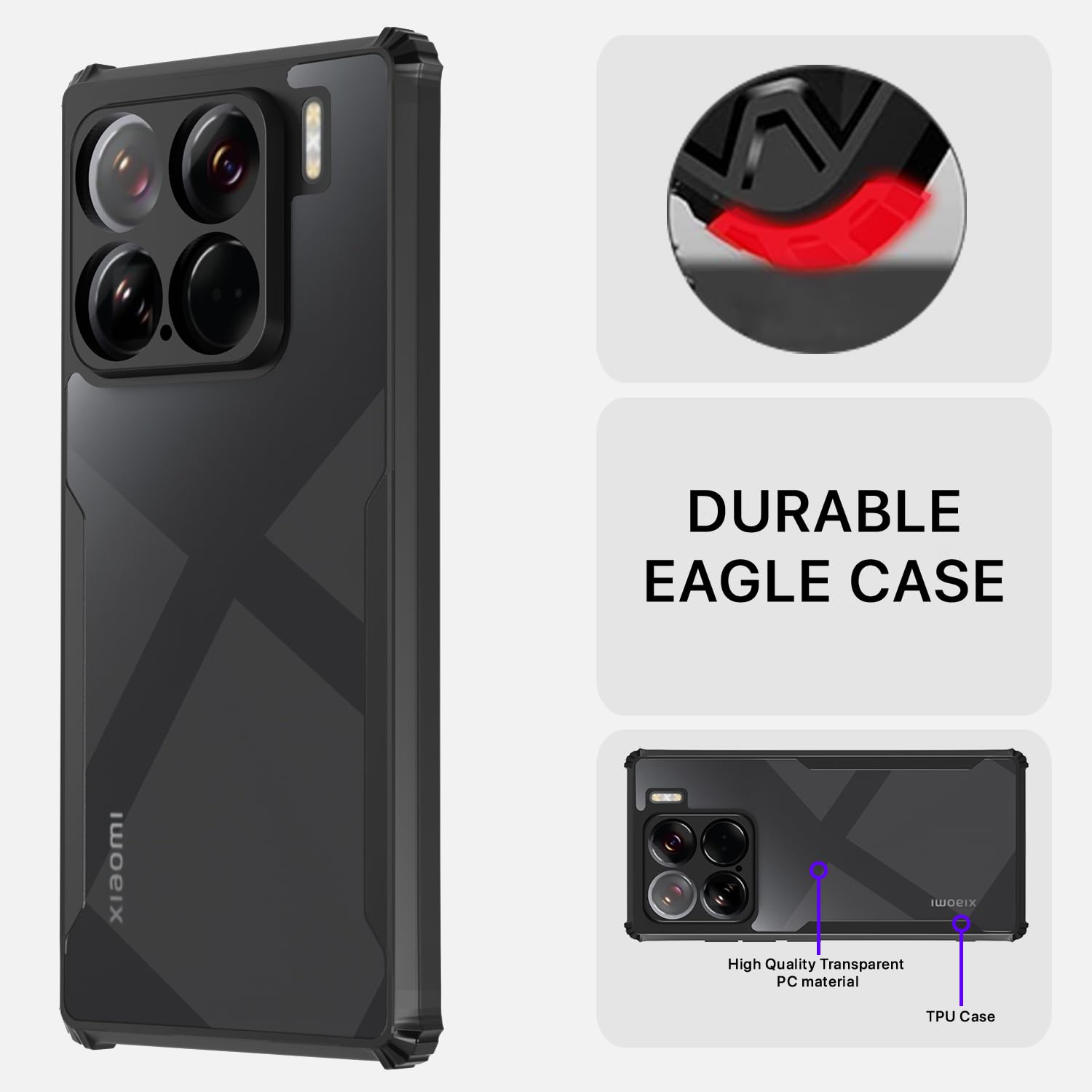 Pikkme Xiaomi 15 5G black mobile back cover – photo 5