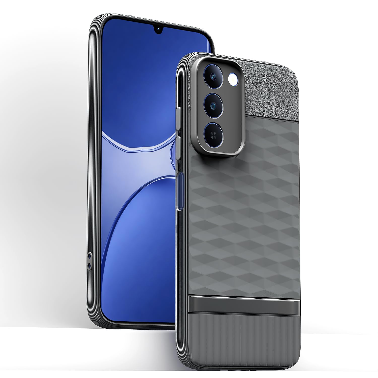 Realme P4 Lite 5G mobile cover in grey by Pikkme – photo 2