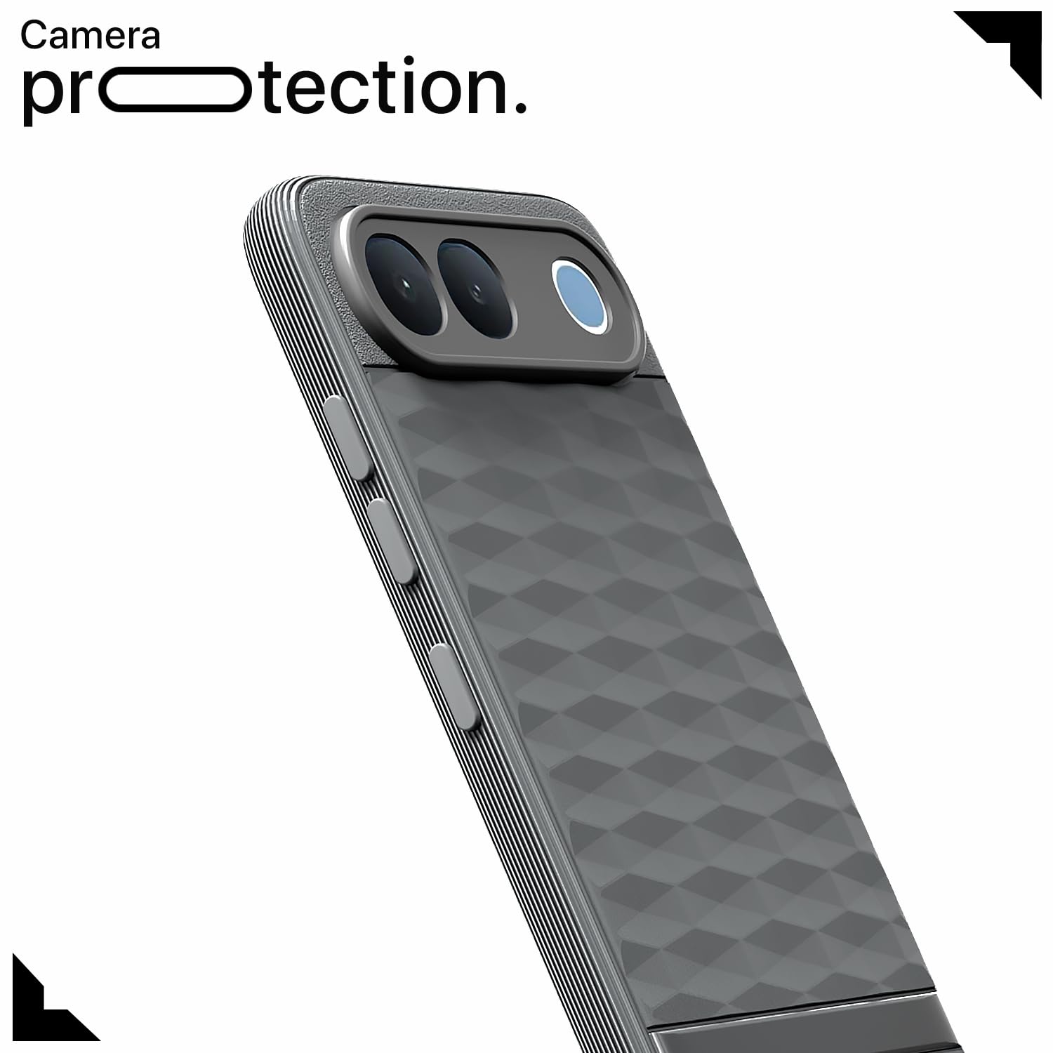 Vivo S2 5G phone cover in grey by Pikkme – photo 5