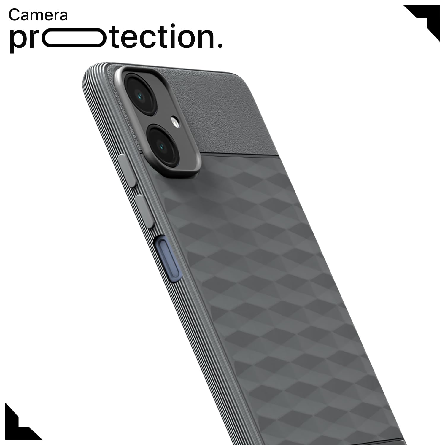 Pikkme Samsung Galaxy A06 Gencase Back Cover (Grey)