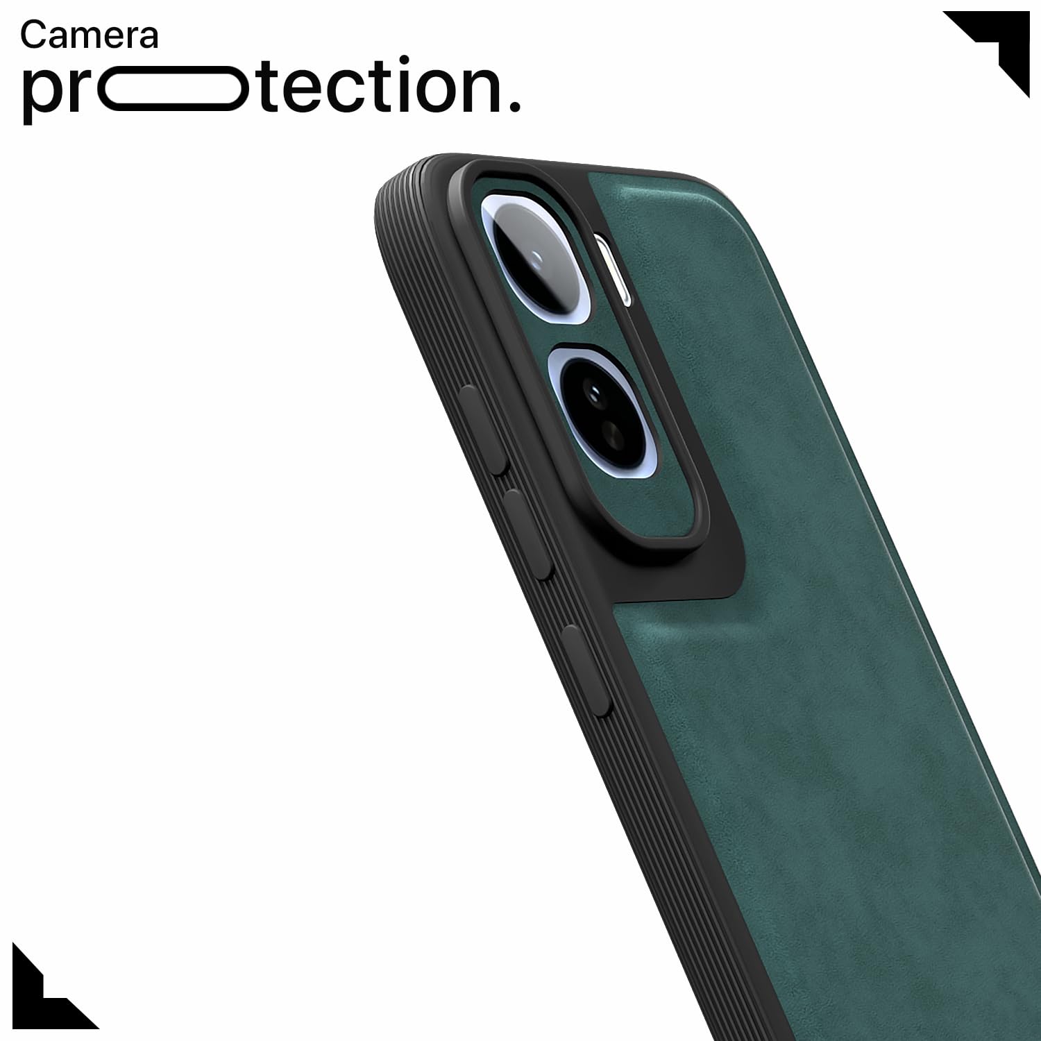 Pikkme Vivo T5 Pro 5G Leather green mobile cover – photo 5