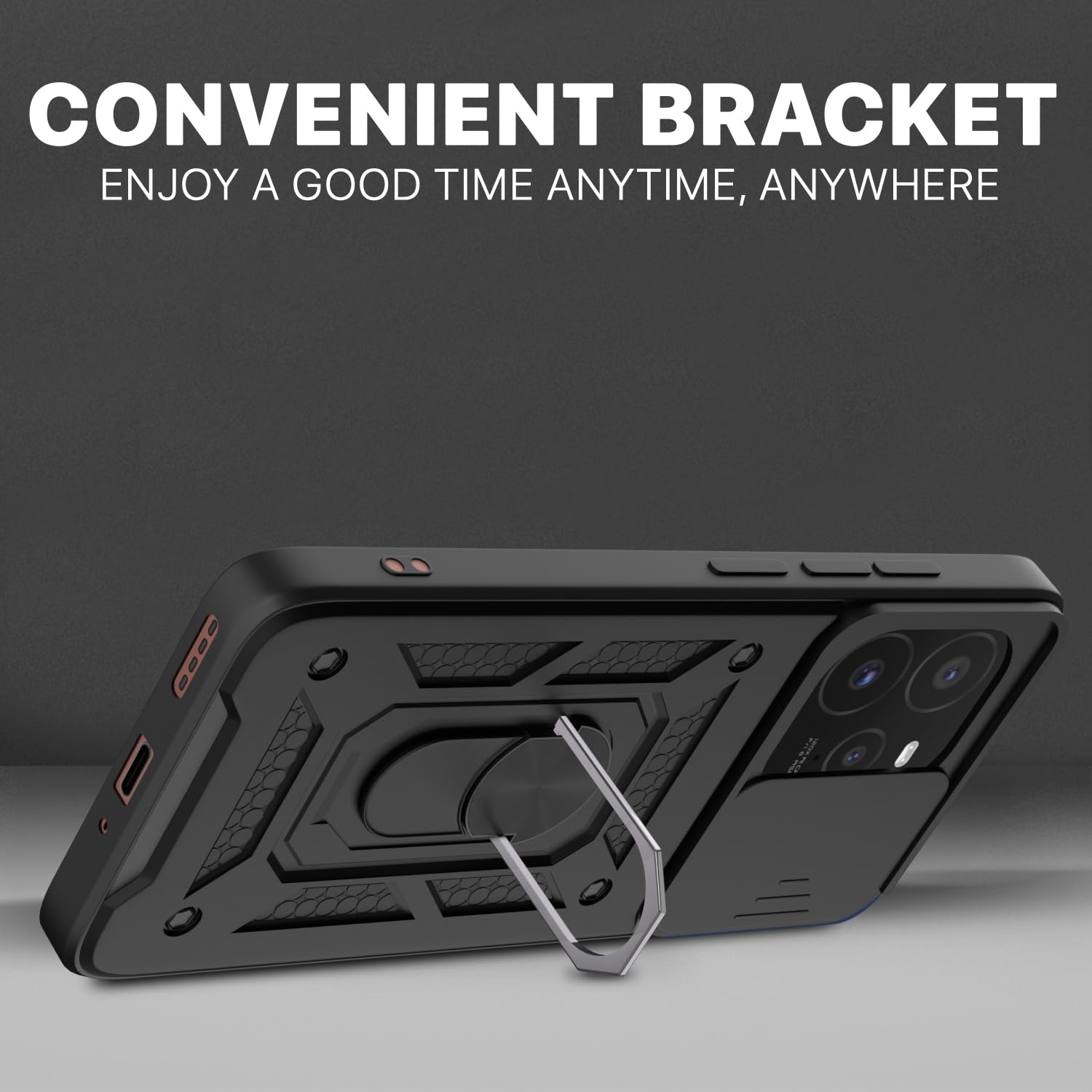 Black D10 Camera Shield mobile cover for Realme GT 7 Pro 5G – Pikkme – photo 3