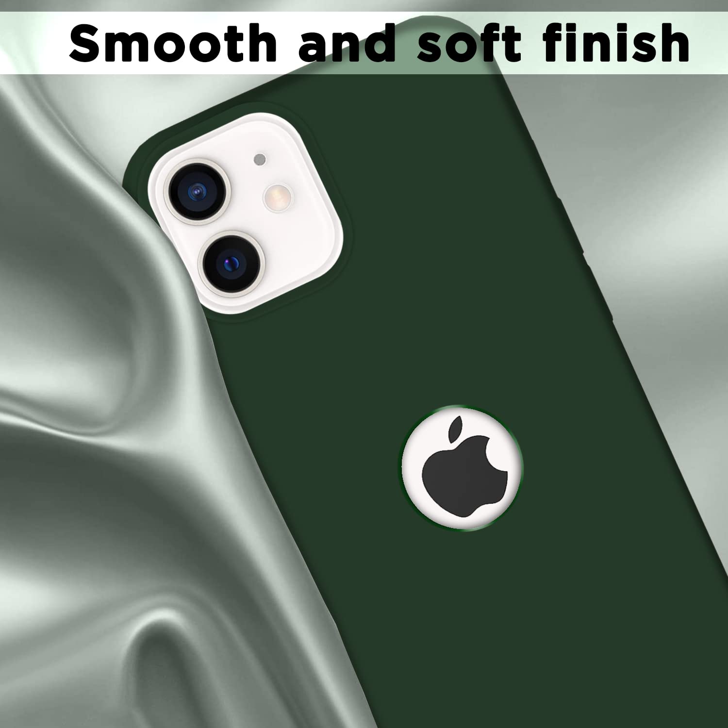Pikkme iPhone 12 Mini Soft Silicone atrovirens back cover – photo 8