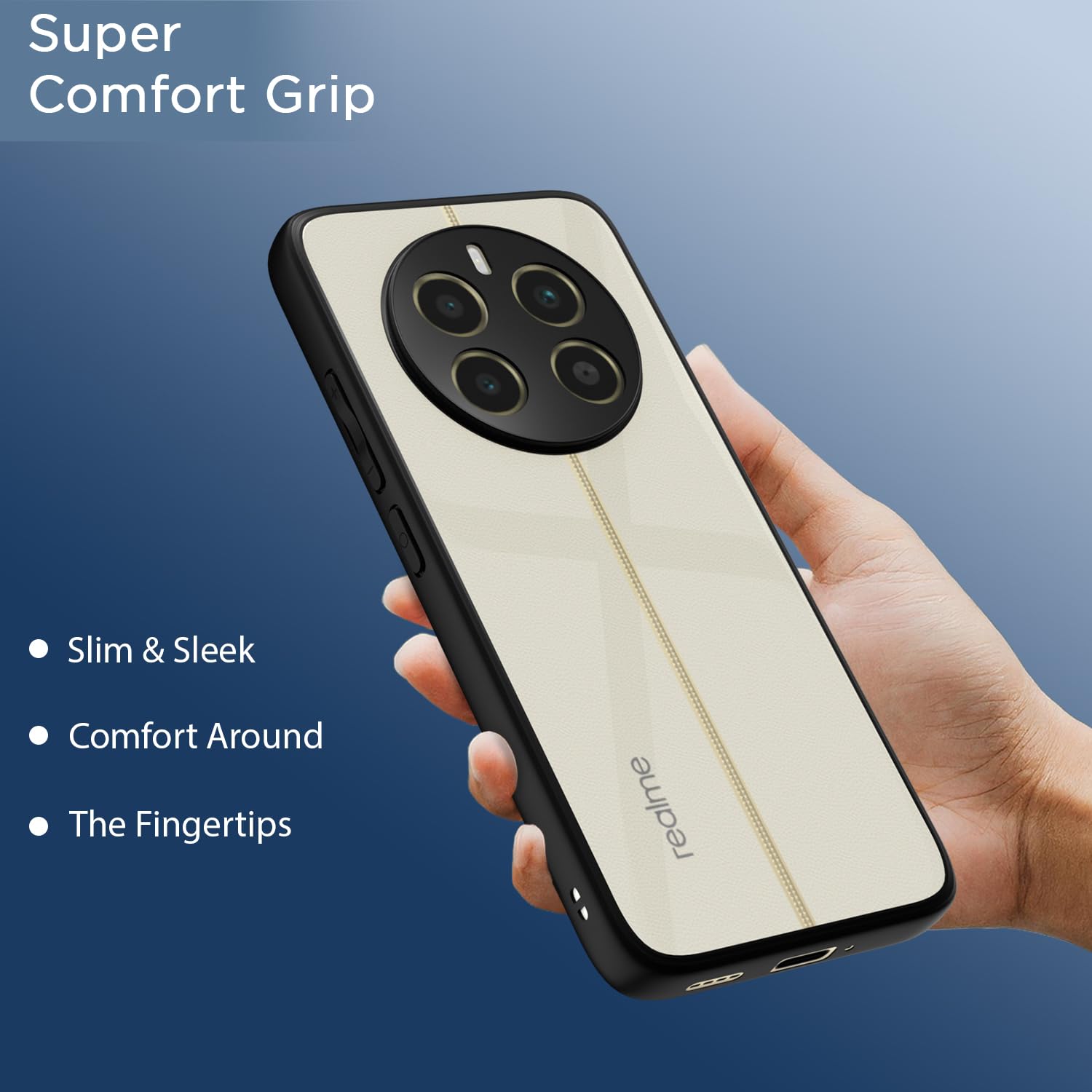 Pikkme black back cover for Realme 12 Plus/P1/Narzo 70/70 Pro 5G – photo 6