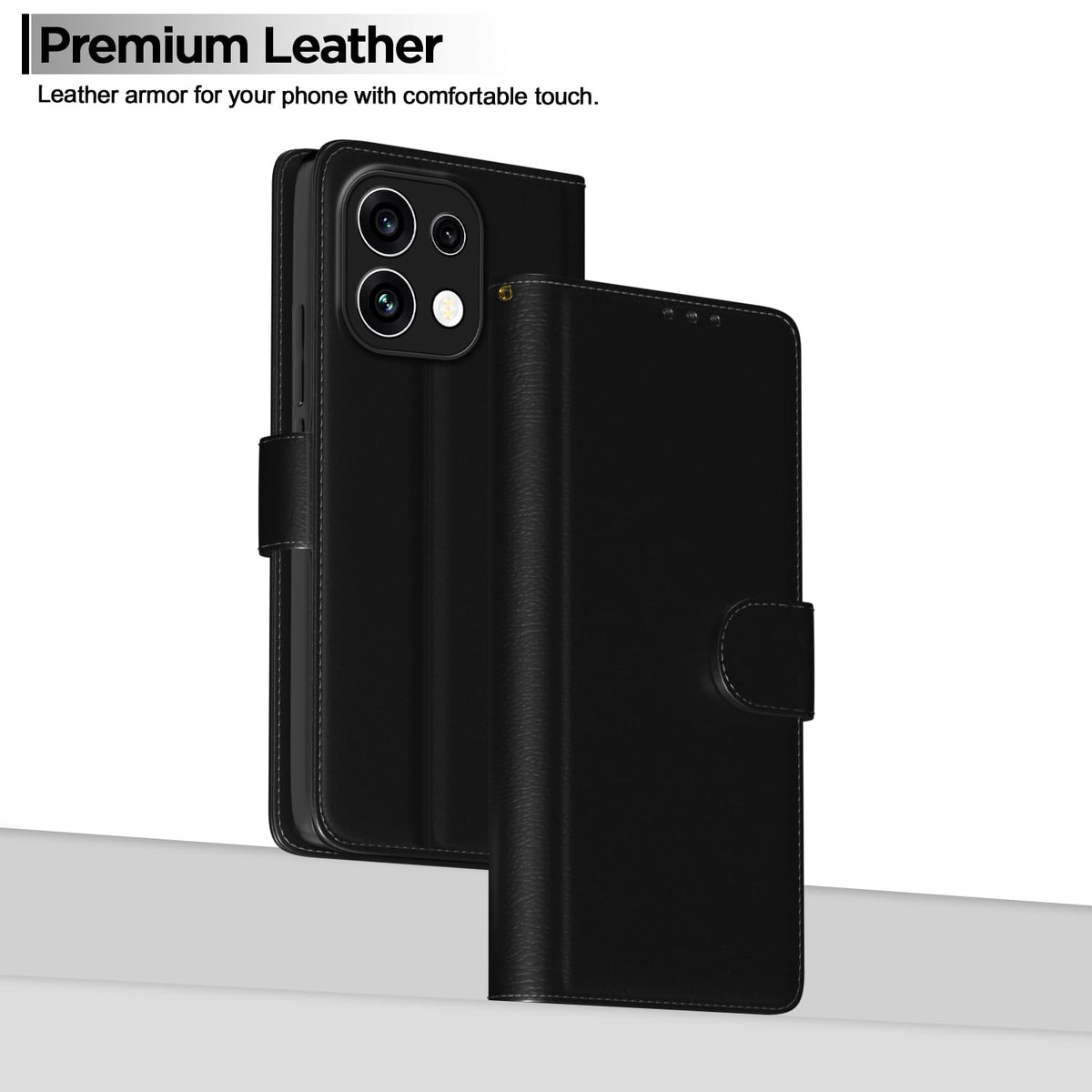 Pikkme Oppo Reno 16c 5G black flip cover – photo 2