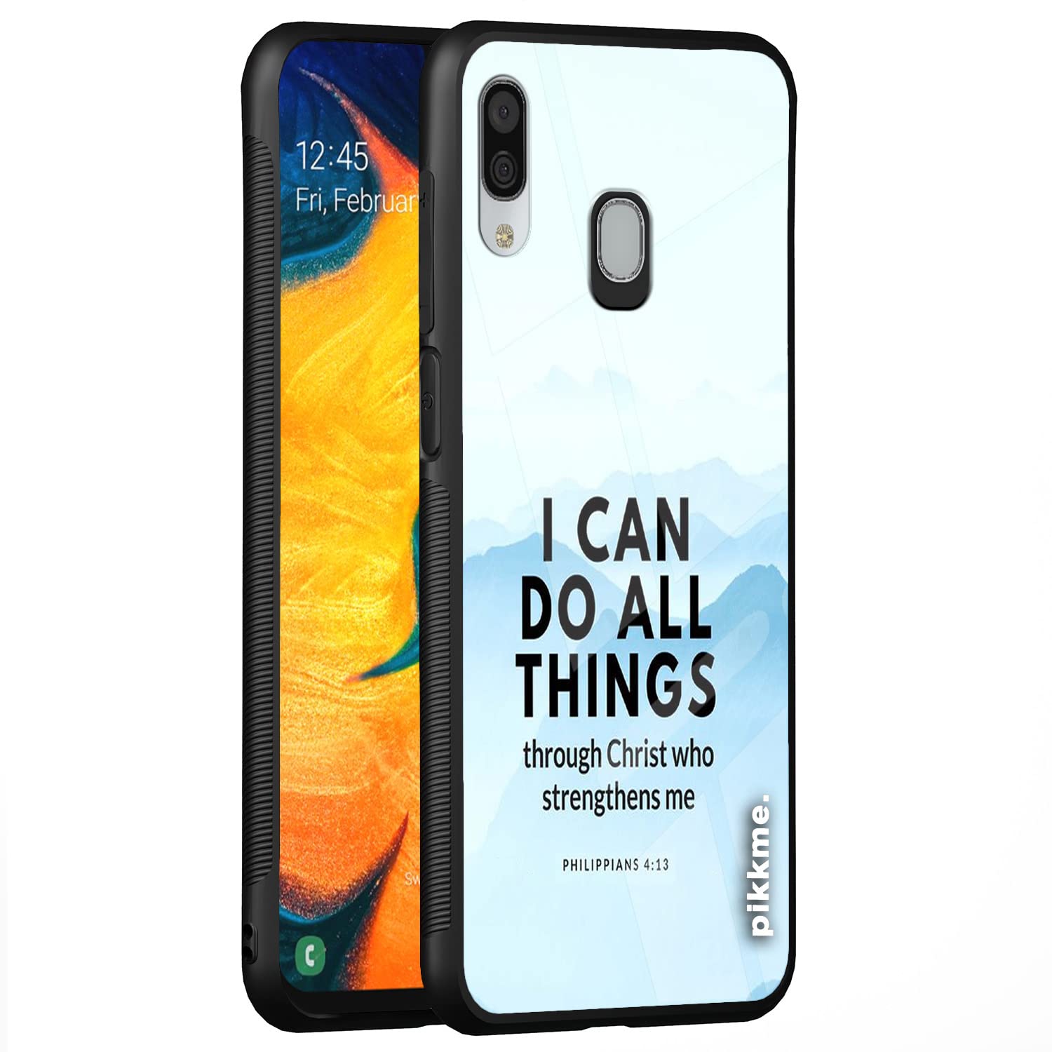 Pikkme Samsung A20/A30/M10s Hybrid mobile back cover
