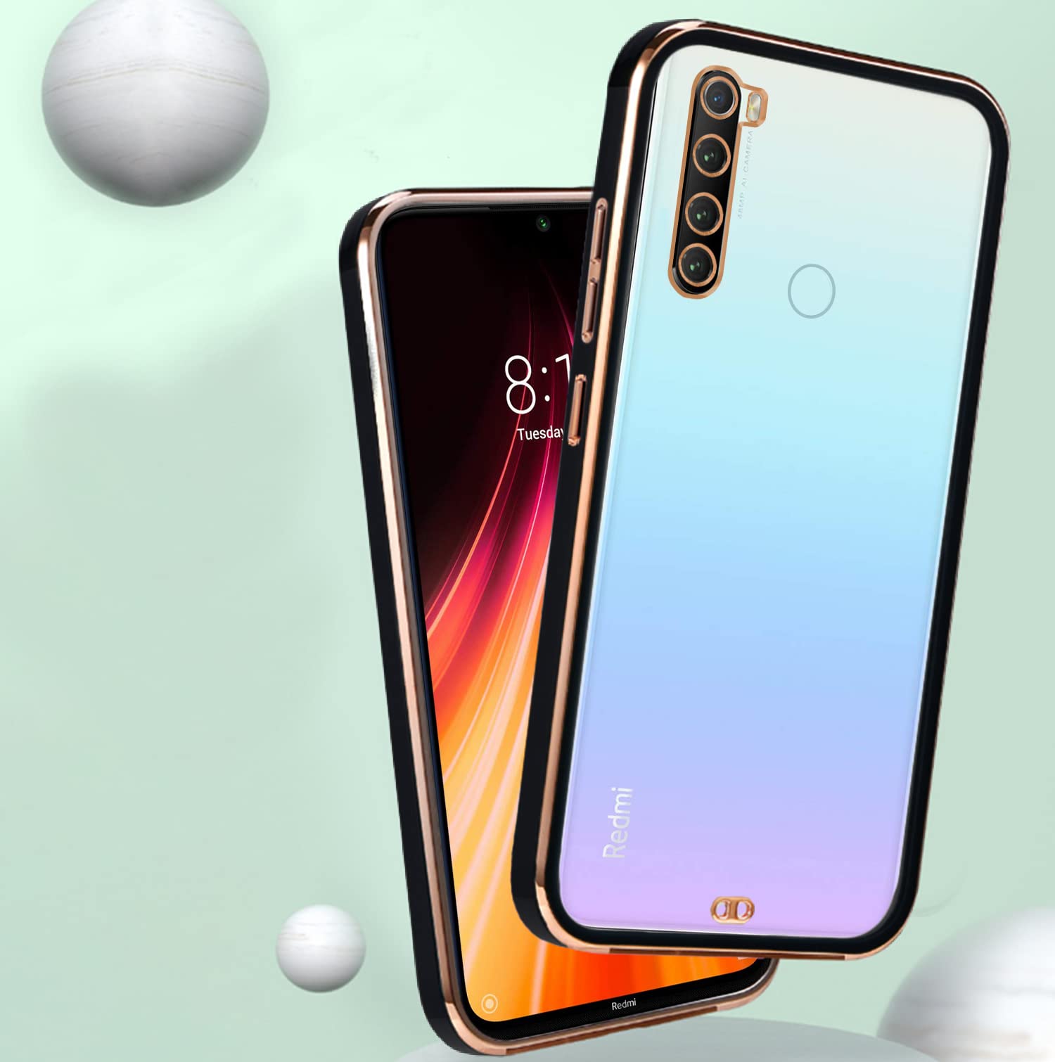 Pikkme black mobile back cover for Redmi Note 8 – photo 4