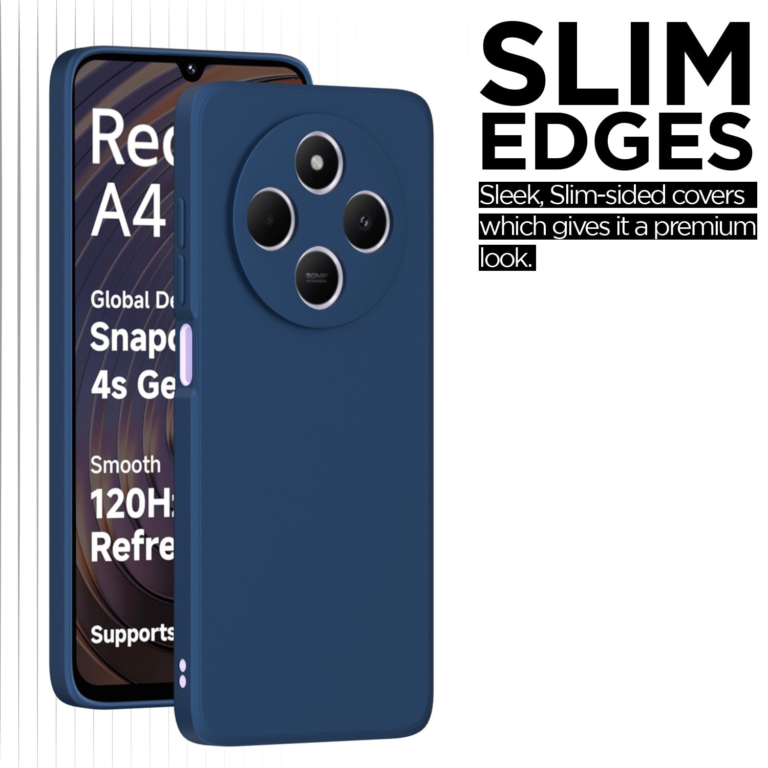 Pikkme Redmi A4/14C/Poco C75 5G blue mobile back cover – photo 6