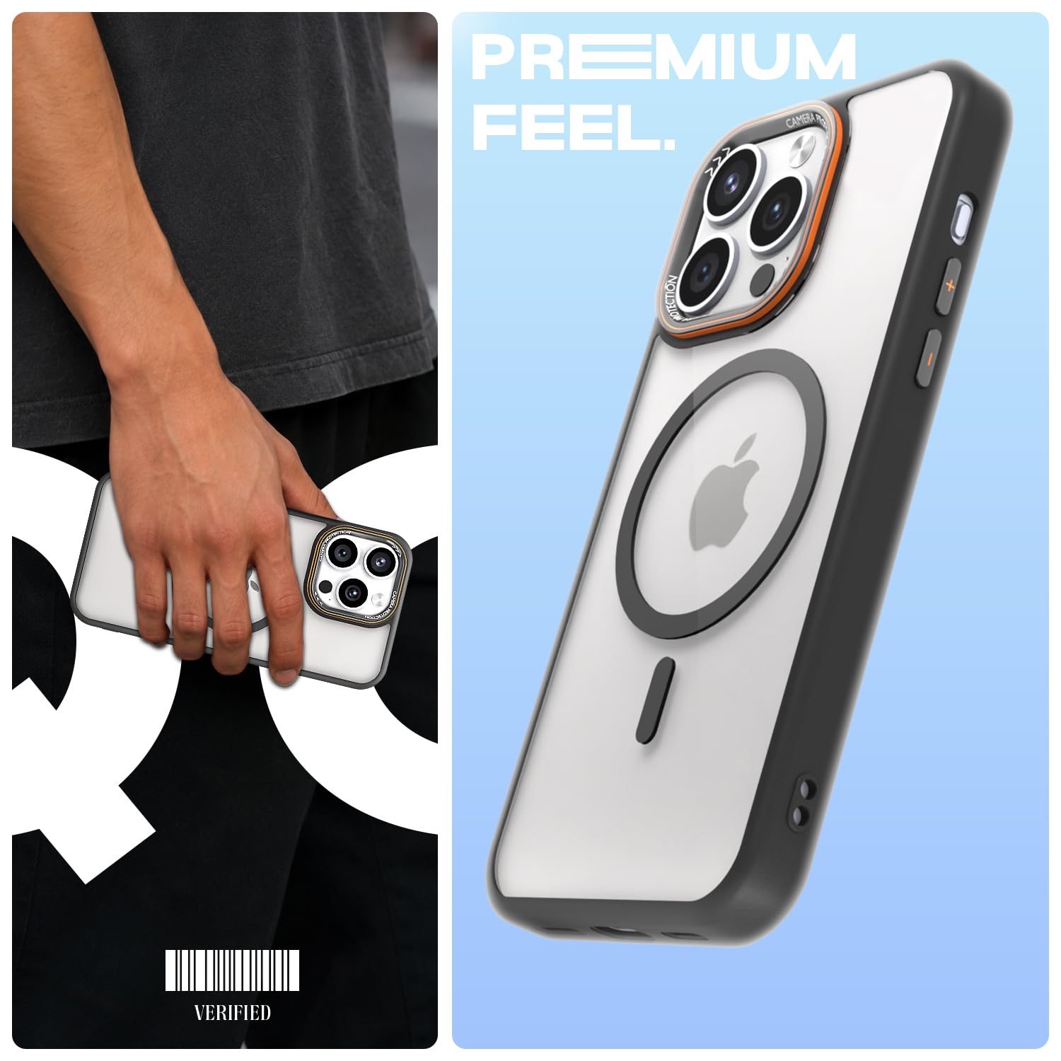 Pikkme iPhone 14 Pro black mag-safe back cover – photo 2