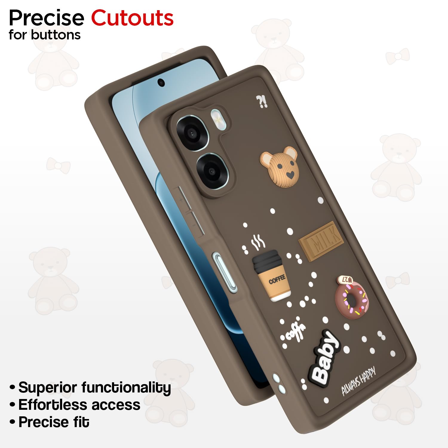 Pikkme brown back cover for Oppo A6X 5G/3D – photo 6