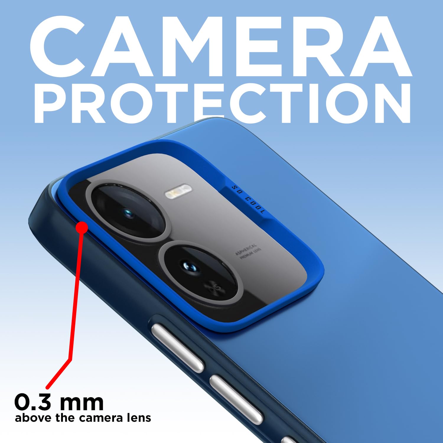 iQOO Z9 5G back cover in blue by Pikkme – photo 6