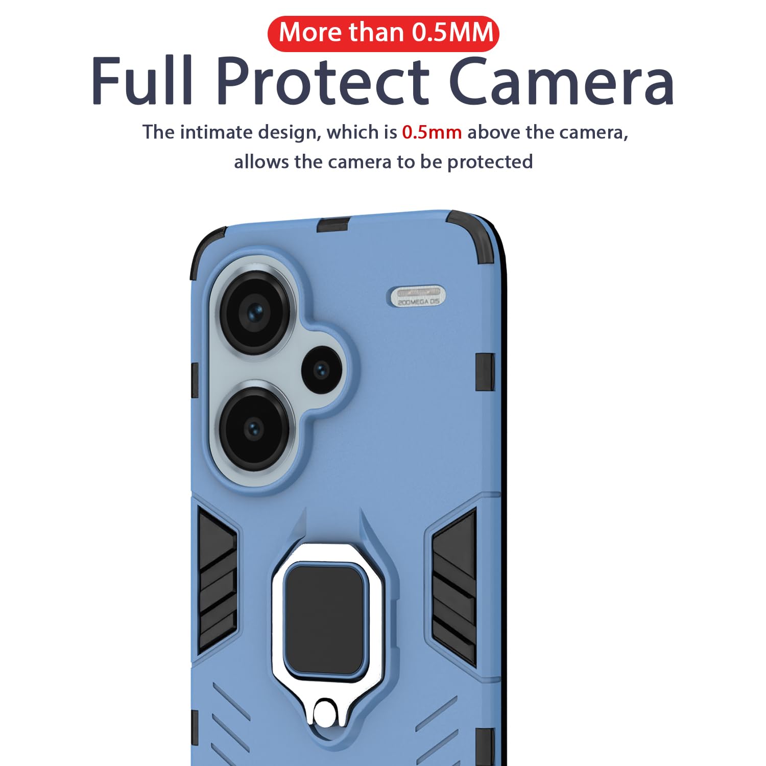 Pikkme Redmi Note 13 Pro Plus 5G blue phone cover – photo 7