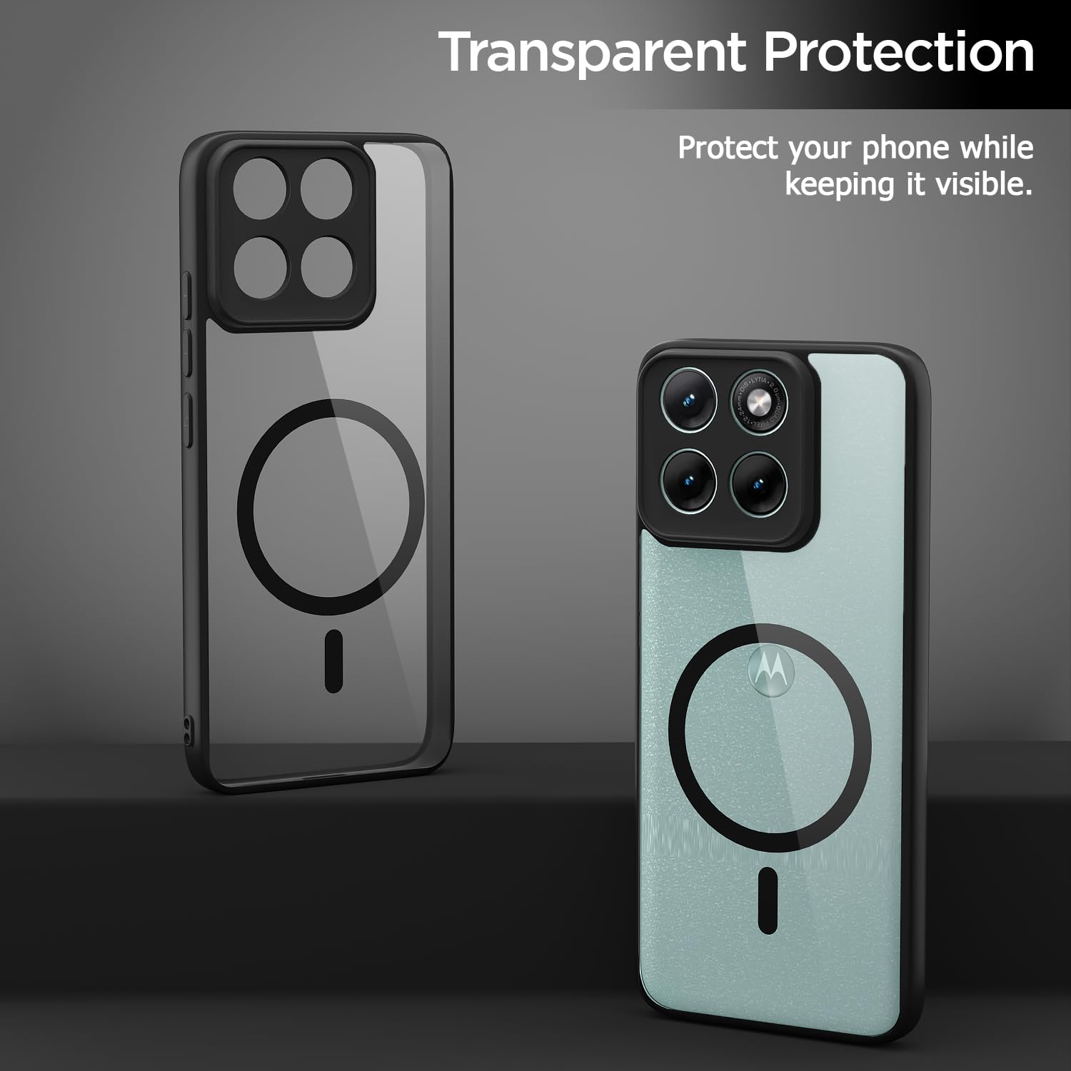 Pikkme Moto Edge 70 Fusion 5G MagSafe black mag-safe phone cover – photo 3