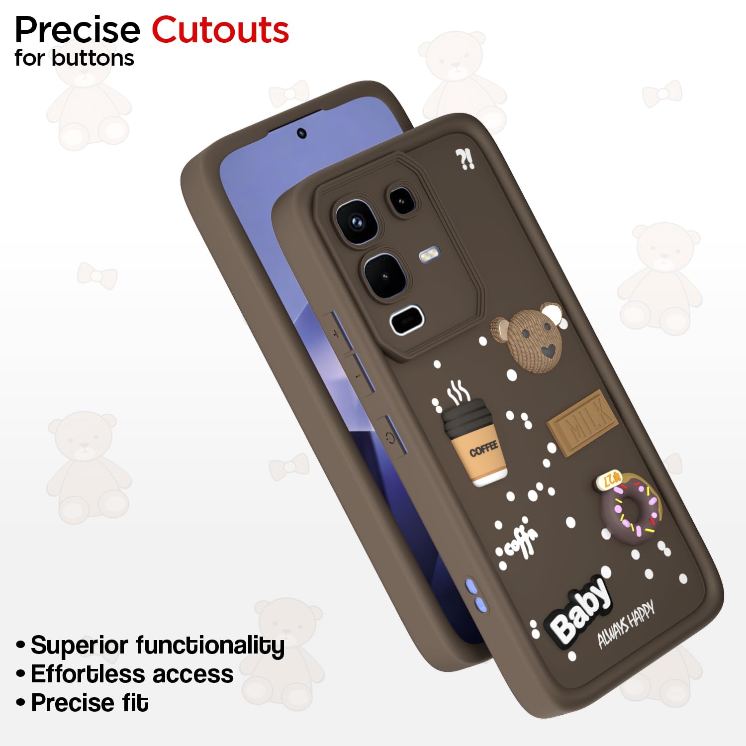 Brown back cover for Infinix Note 50s 5G/3D – Pikkme – photo 6