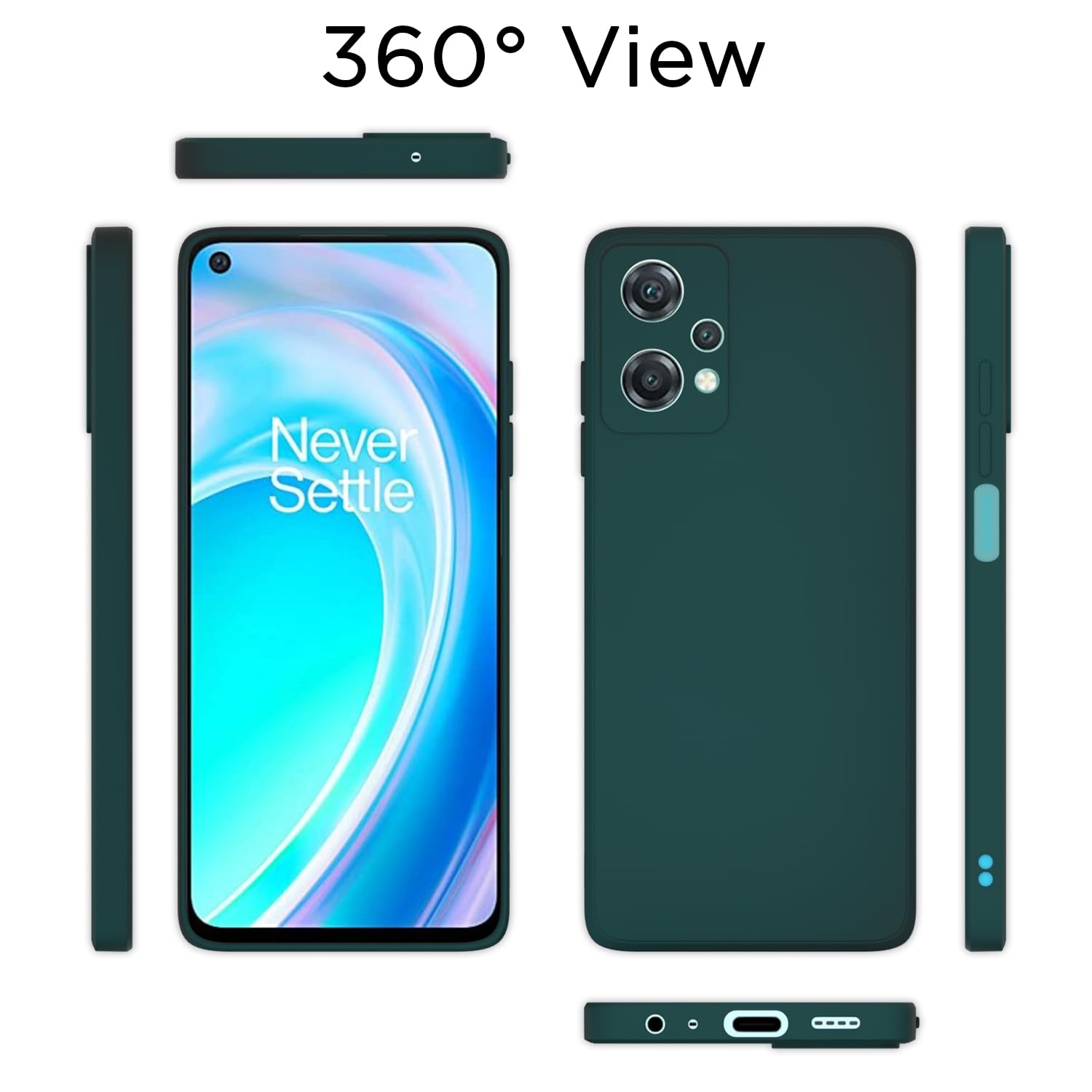 Pikkme green back cover for OnePlus Nord CE 2 Lite 5G – photo 4