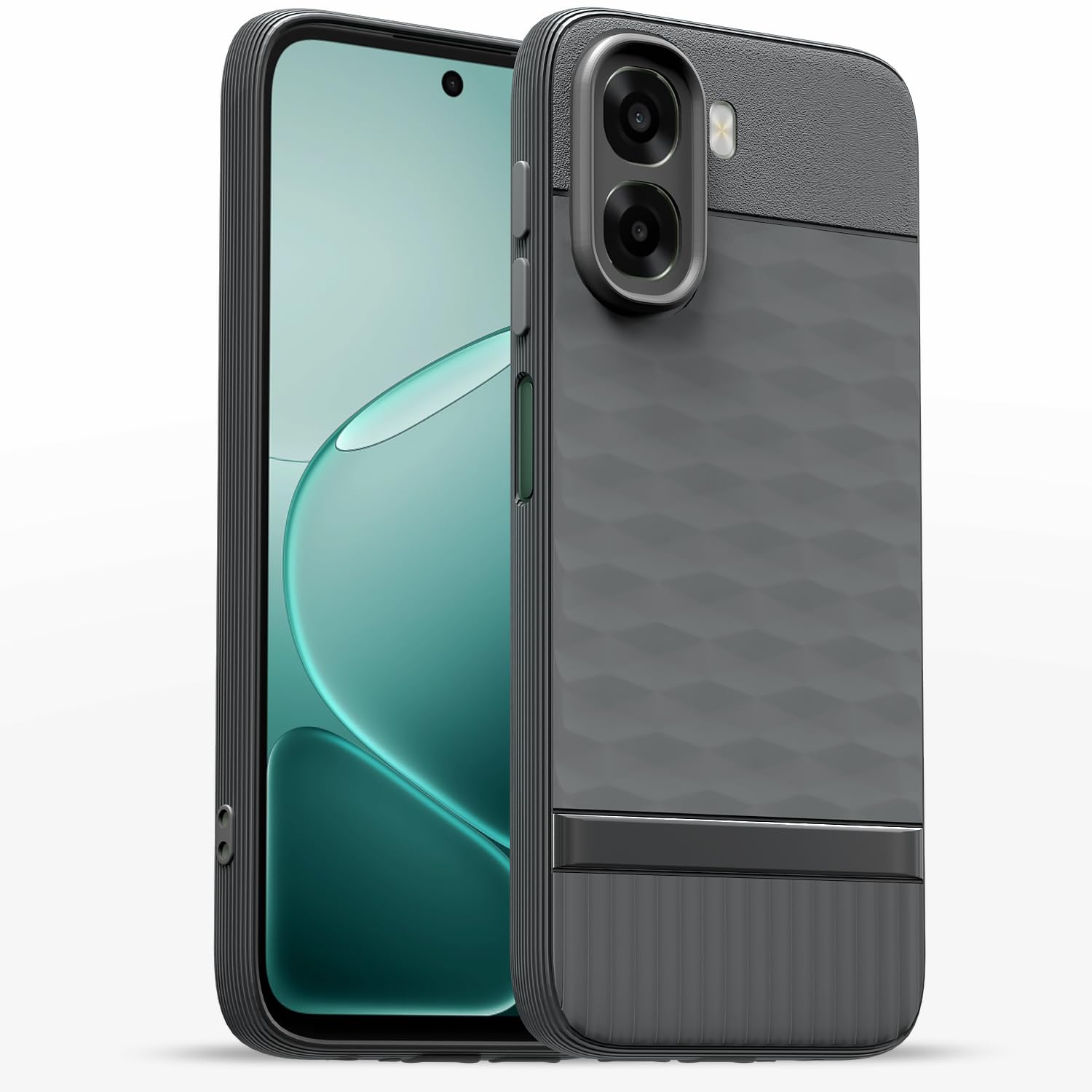 Pikkme Oppo A6X 5G Silicone grey back cover