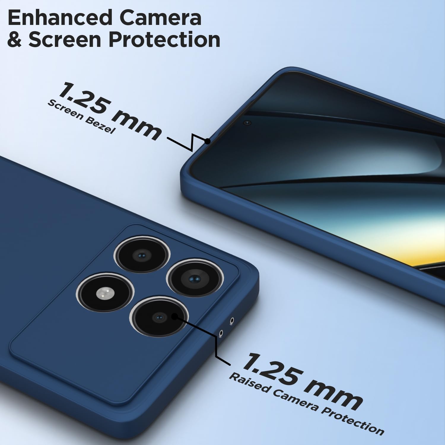 Blue phone cover for Poco F6 Pro 5G – Pikkme – photo 6