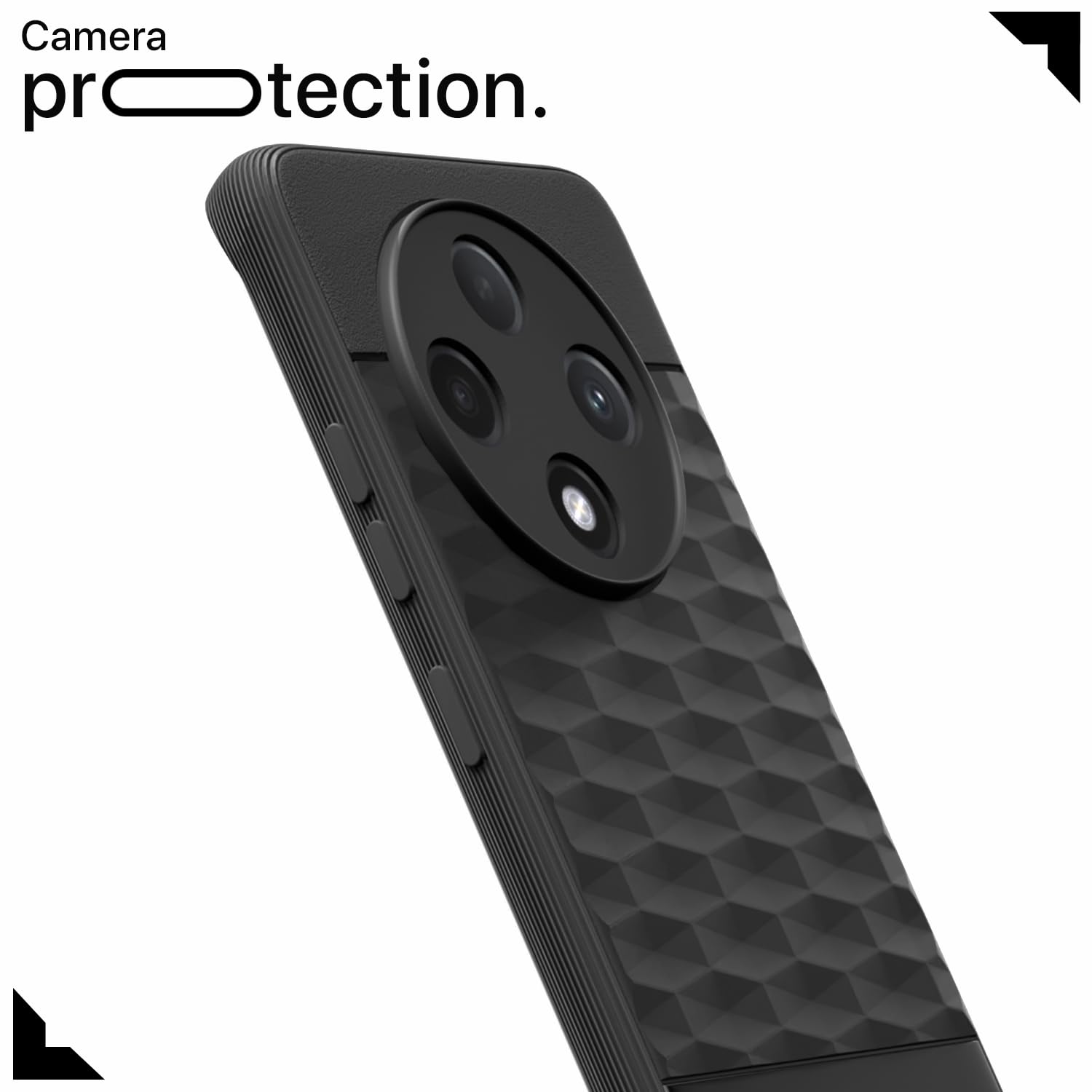 Pikkme Oppo F27 Pro Plus 5G Gencase Back Cover (Black)
