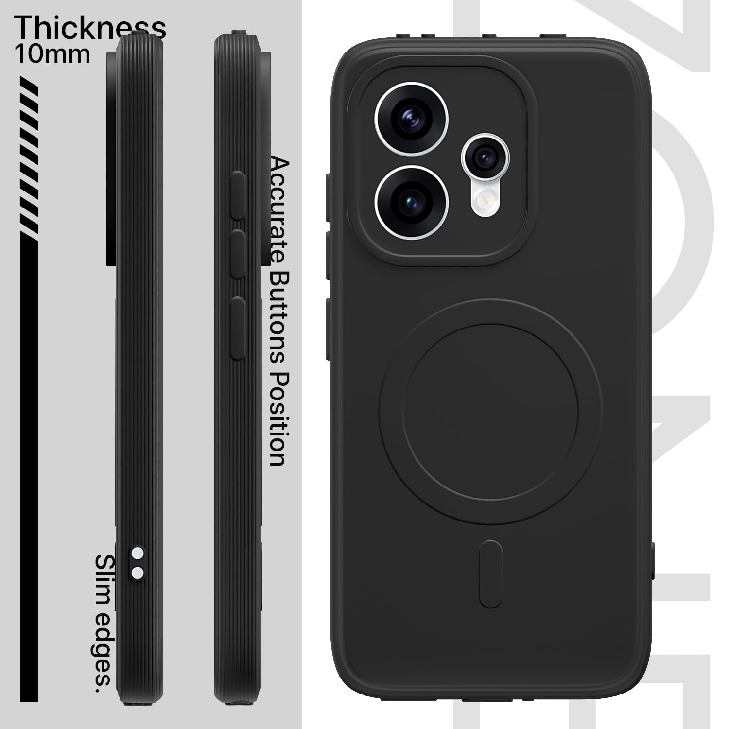 Pikkme Oppo Reno 15 5G black phone cover – photo 3