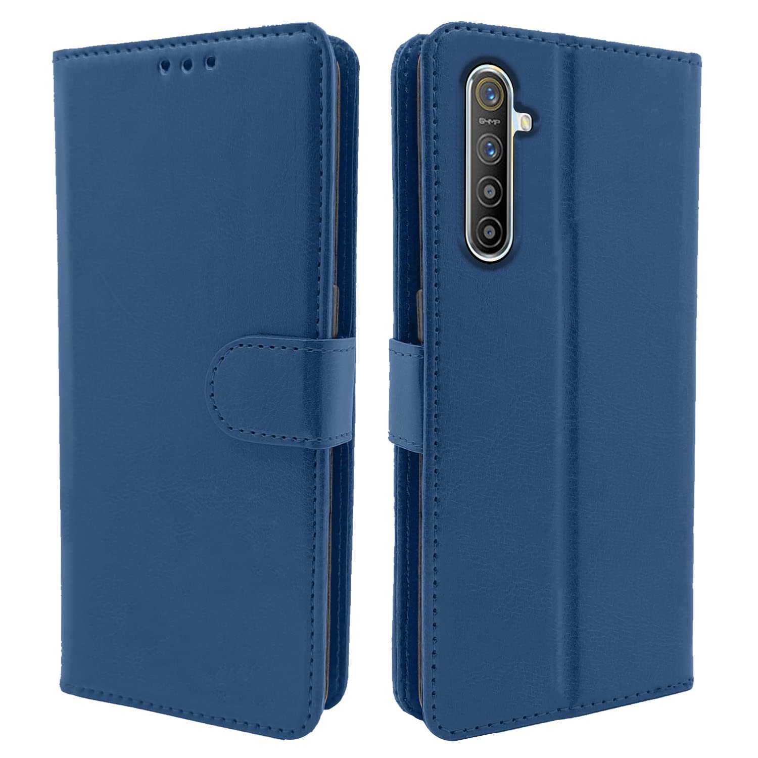 Pikkme Realme XT Vintage Flip Cover | Blue