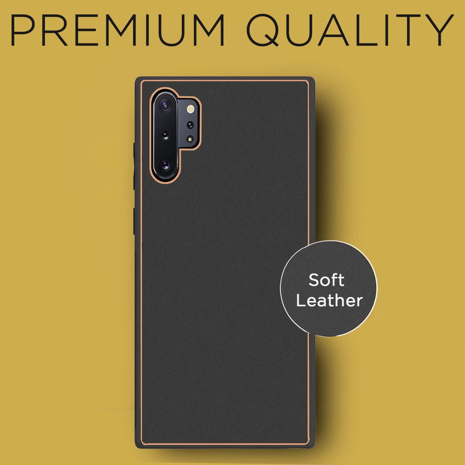 Samsung Note 10 Plus mobile cover in black by Pikkme – photo 3