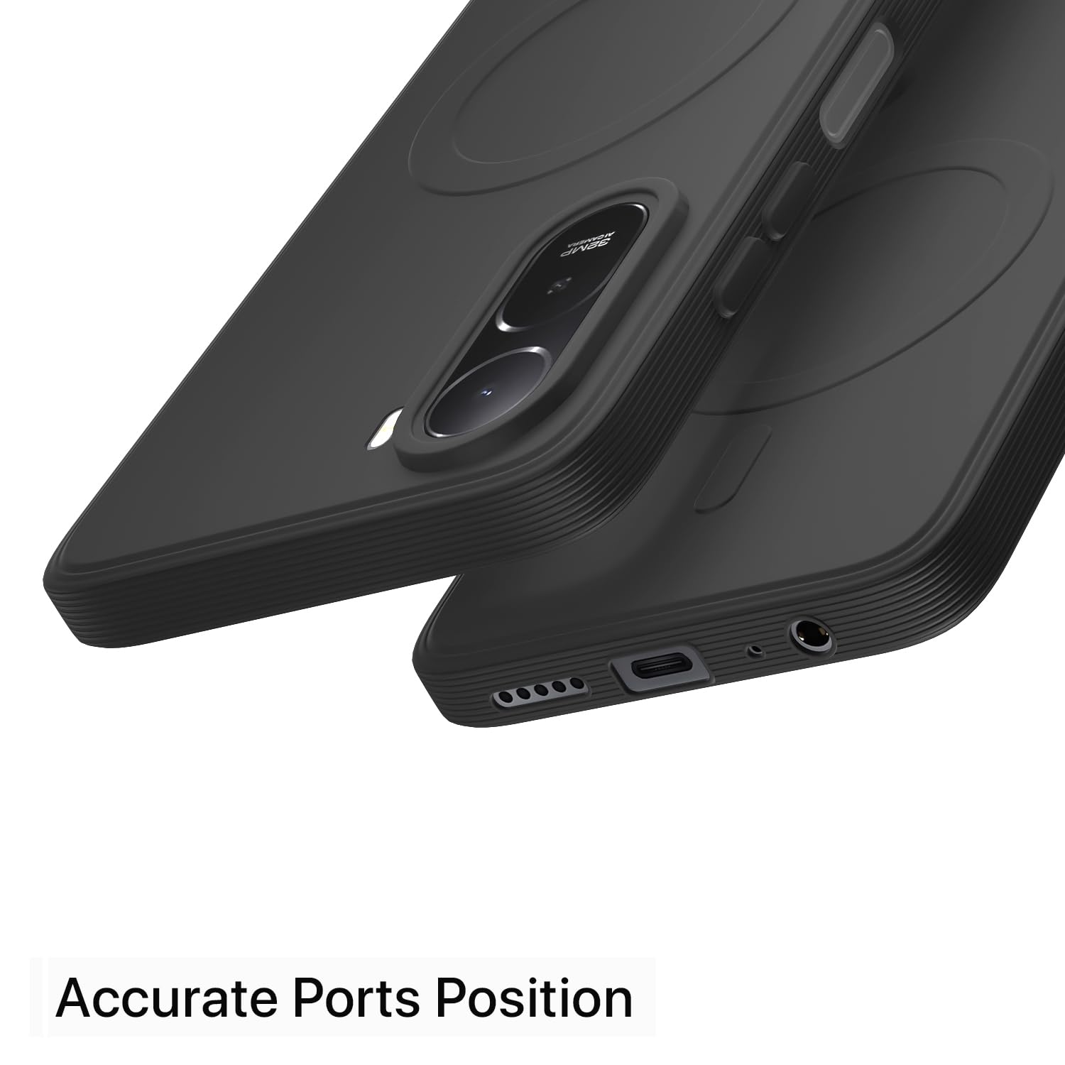 Black phone cover for Redmi A7 Pro/Poco C85x 5G – Pikkme – photo 4