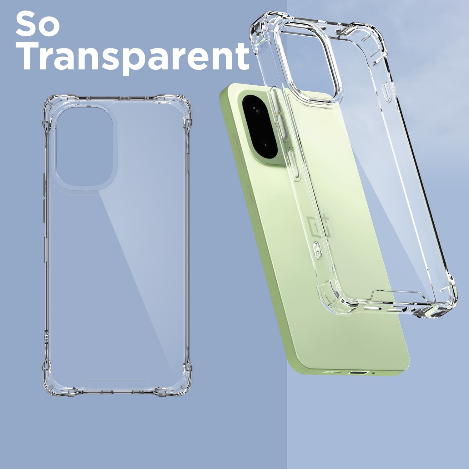 Pikkme OnePlus 15R/Ace 6/Ace 6T 5G transparent mobile back cover – photo 2