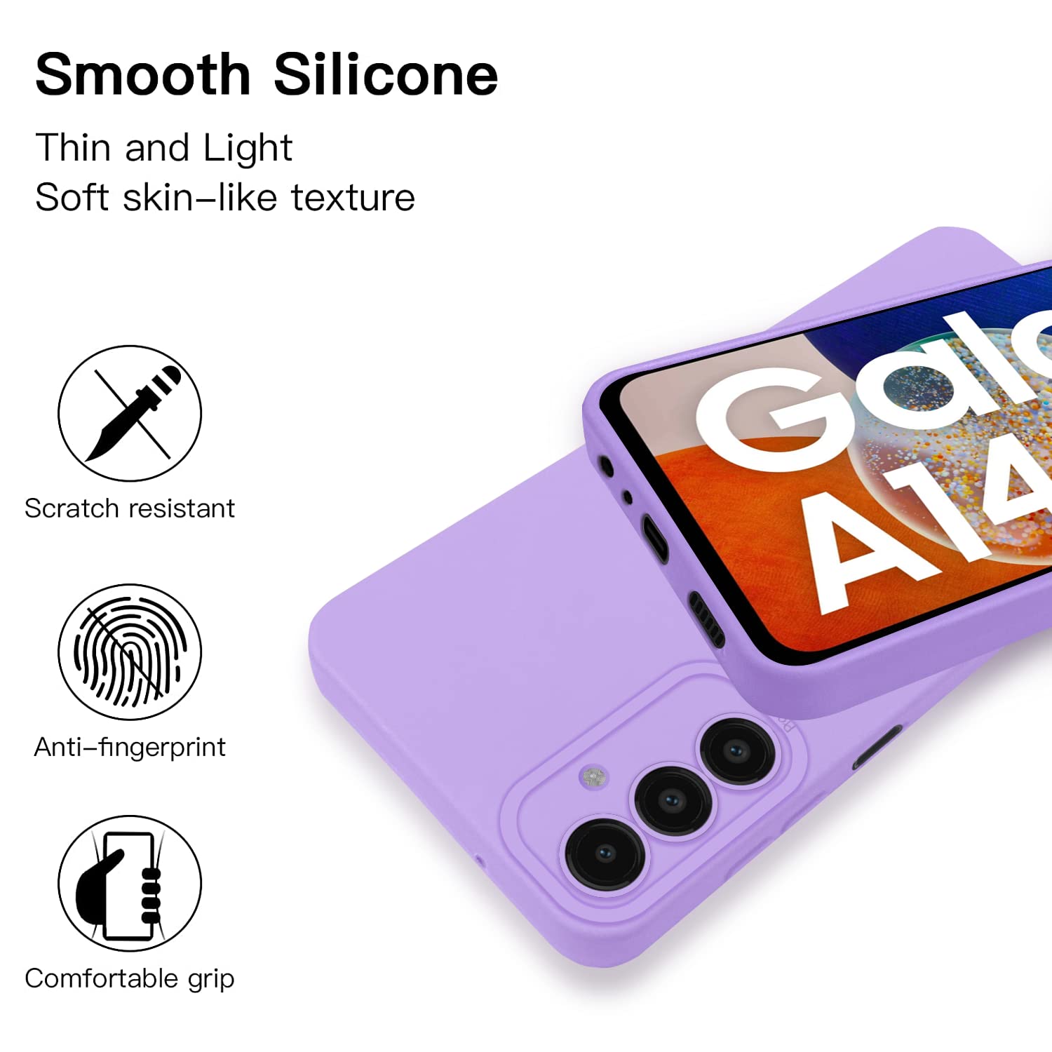 Pikkme Samsung A14 5G purple phone cover – photo 5