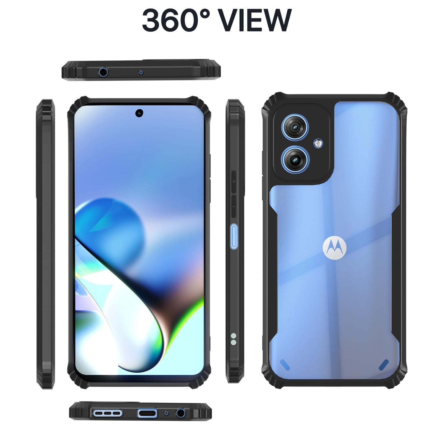 Pikkme Moto G54/G64 5G black back cover – photo 2