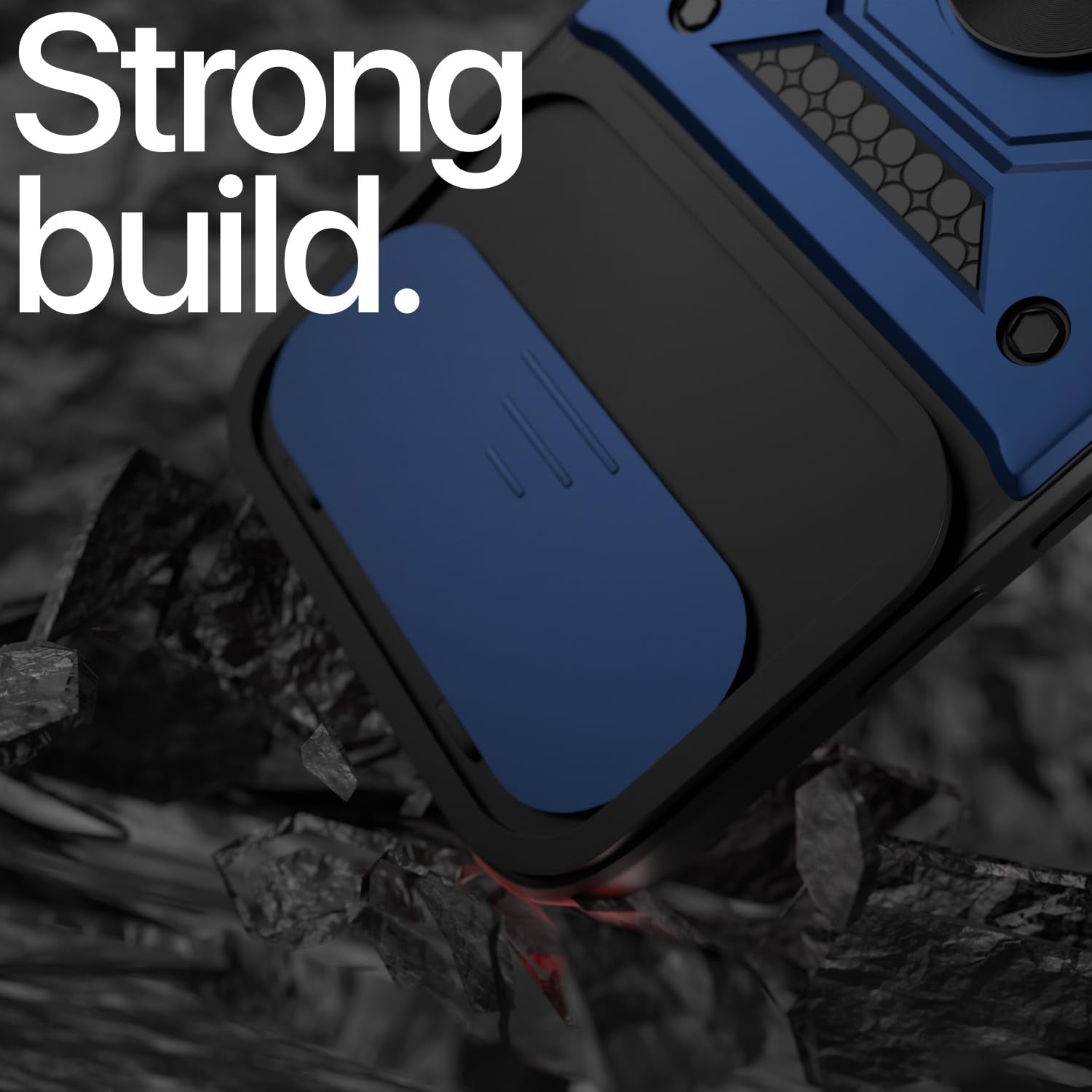 Pikkme Google Pixel 9A D10 Tough Armor Back Cover (Blue)