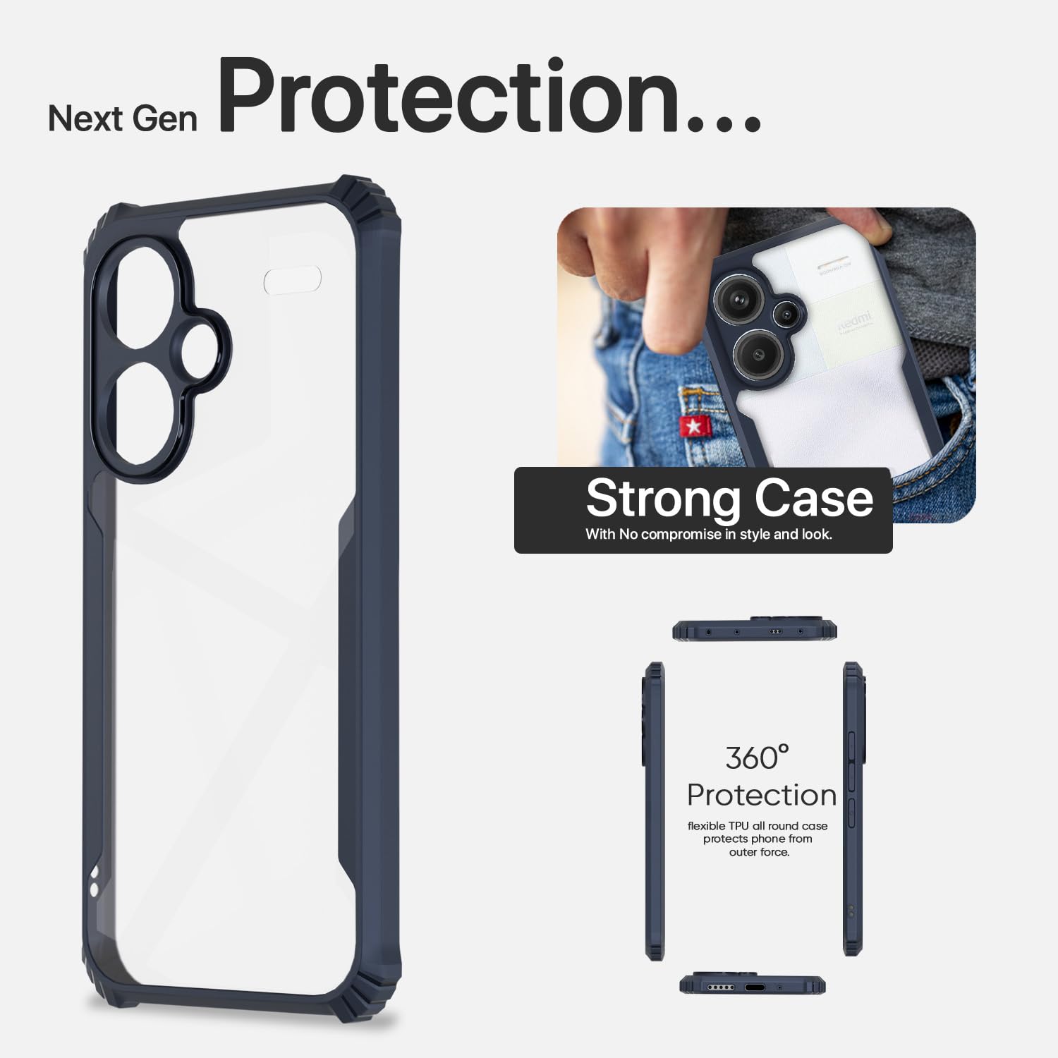 Blue mobile cover for Redmi Note 13 Pro Plus 5G – Pikkme – photo 6