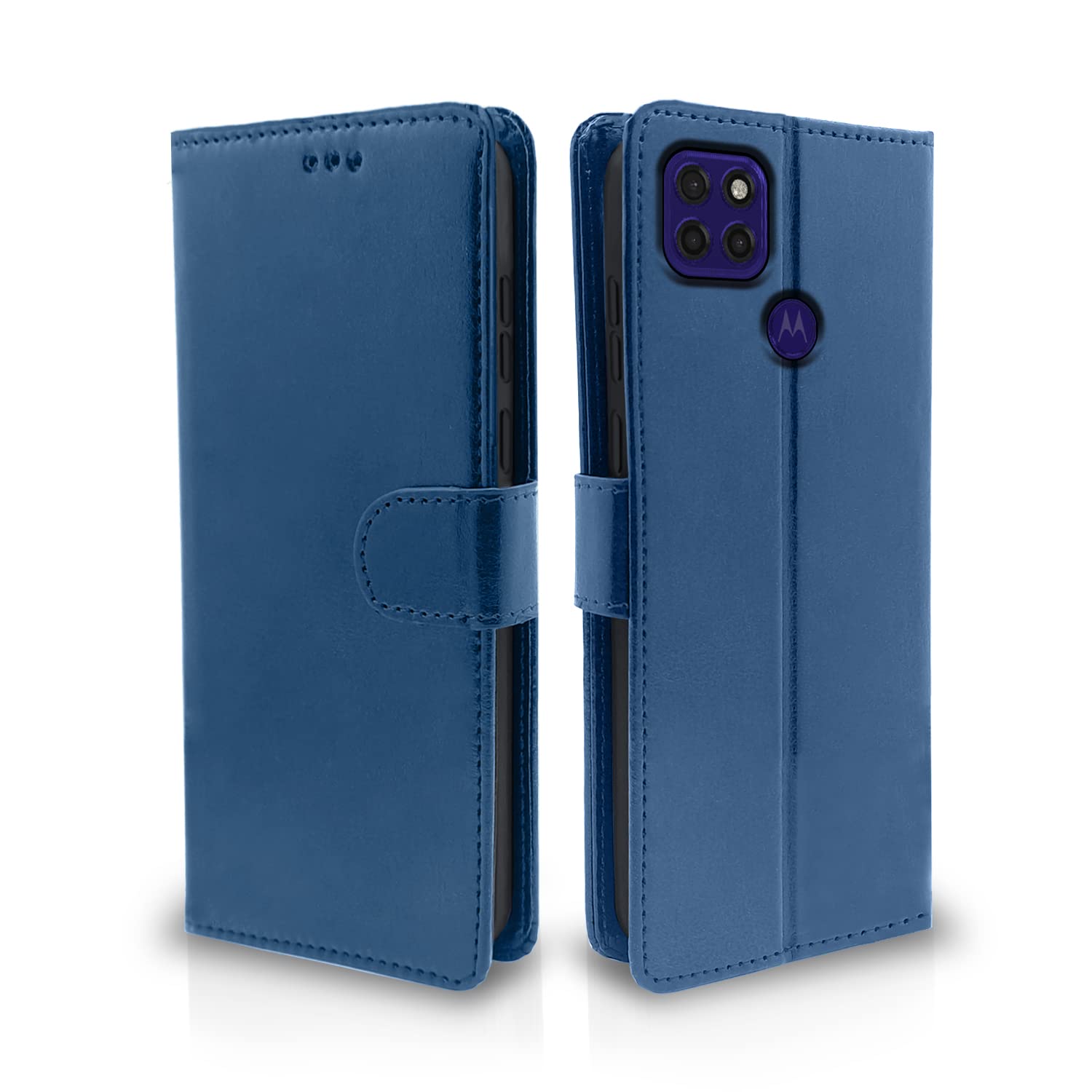 Moto G9 Power mobile flip cover in blue by Pikkme
