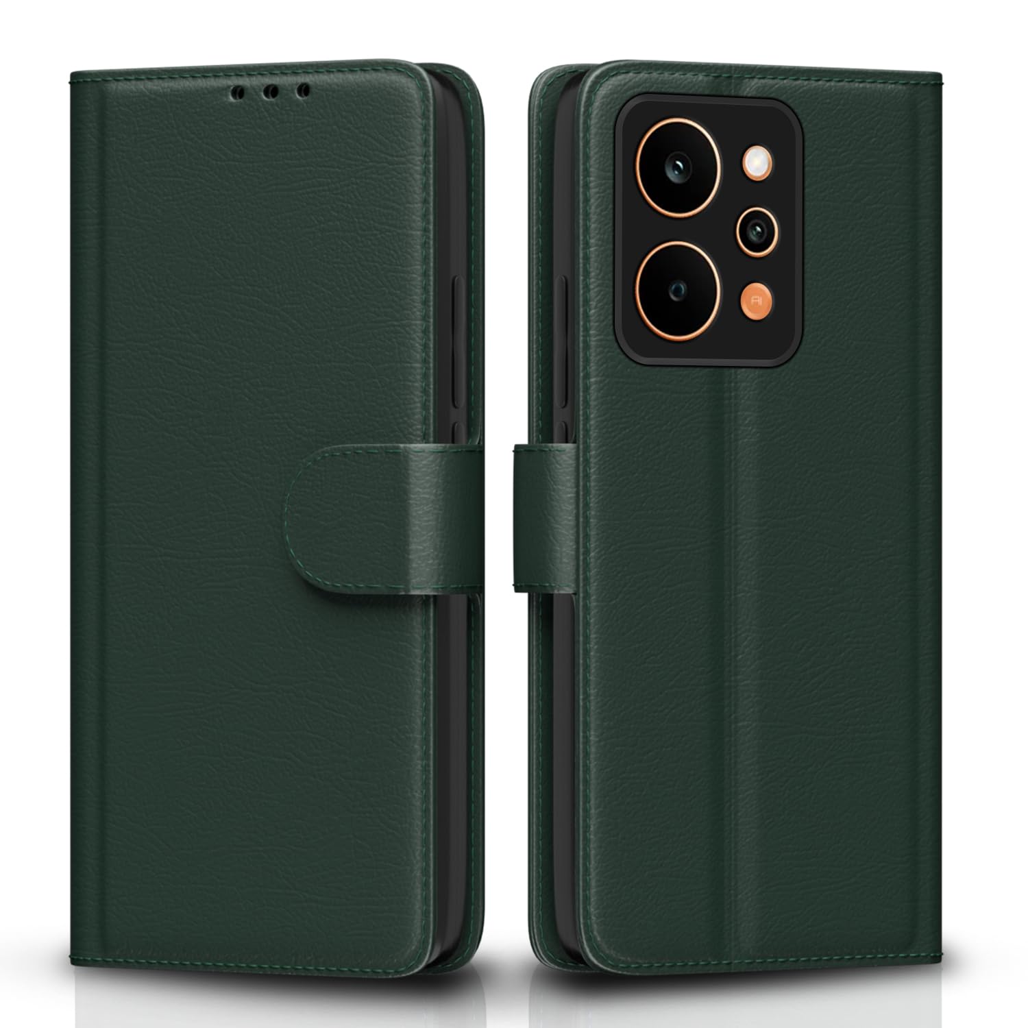 Realme P4 Power 5G flip case in green by Pikkme