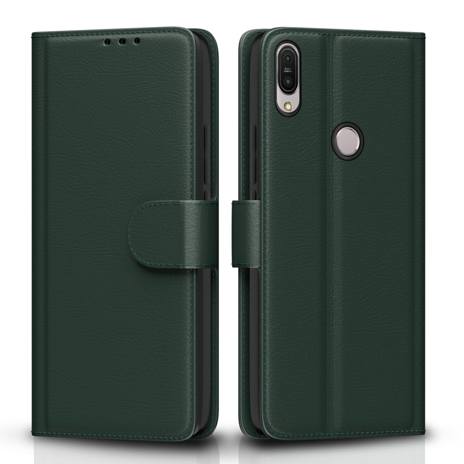 Pikkme Asus Zenfone Max Pro M1 Vintage Flip Cover (Green)
