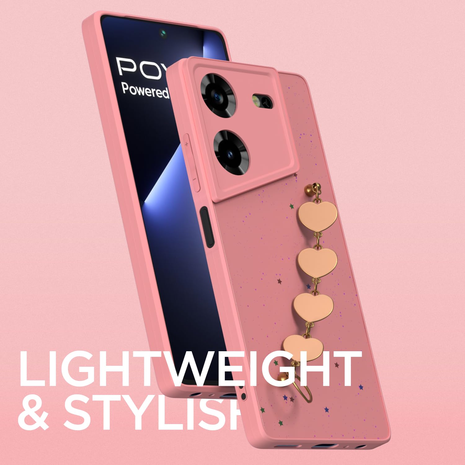 Tecno Pova 5/Pova 5 Pro 5G Chain phone cover in pink by Pikkme – photo 6