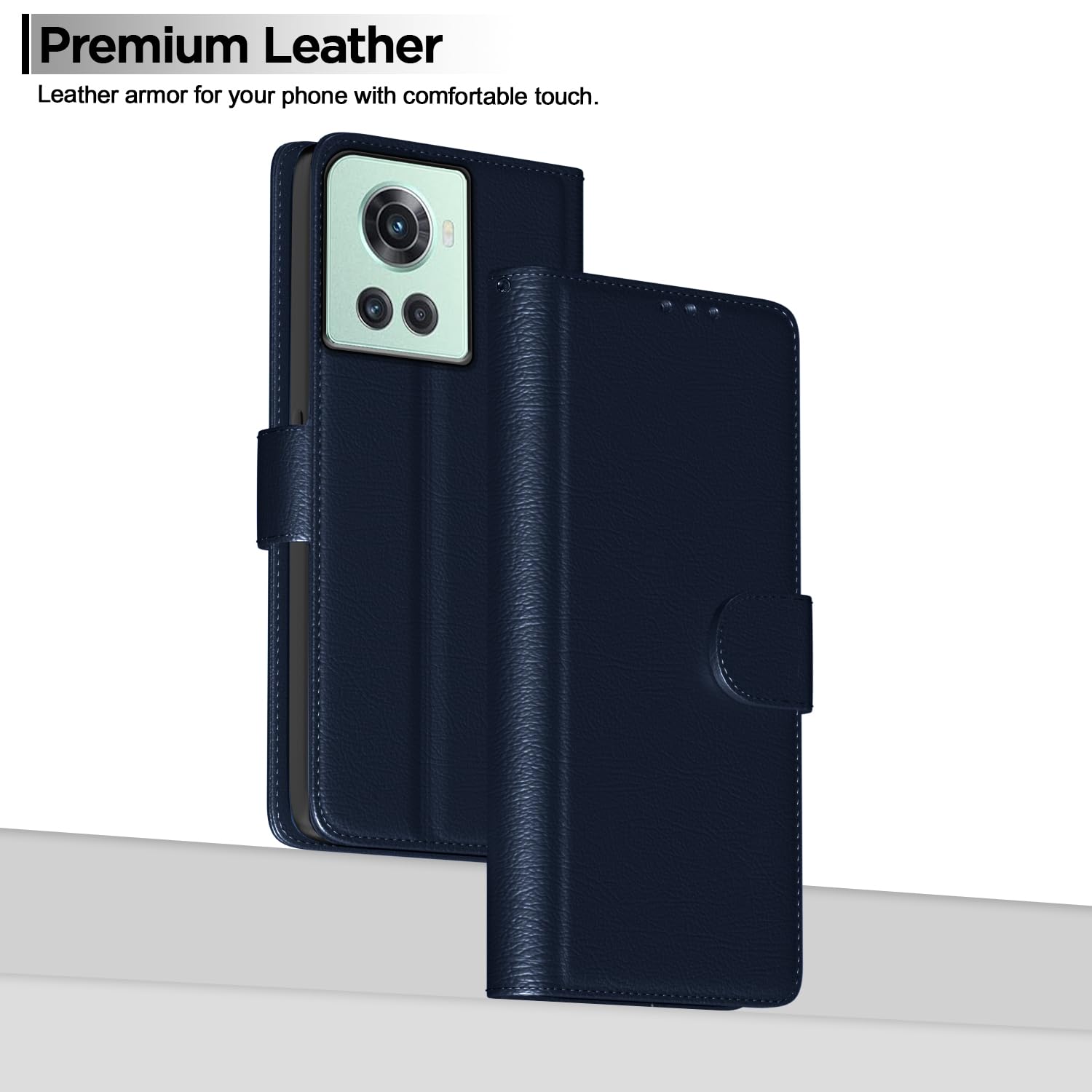 Pikkme blue Wallet flip case for OnePlus 10R/10R Prime 5G – photo 2