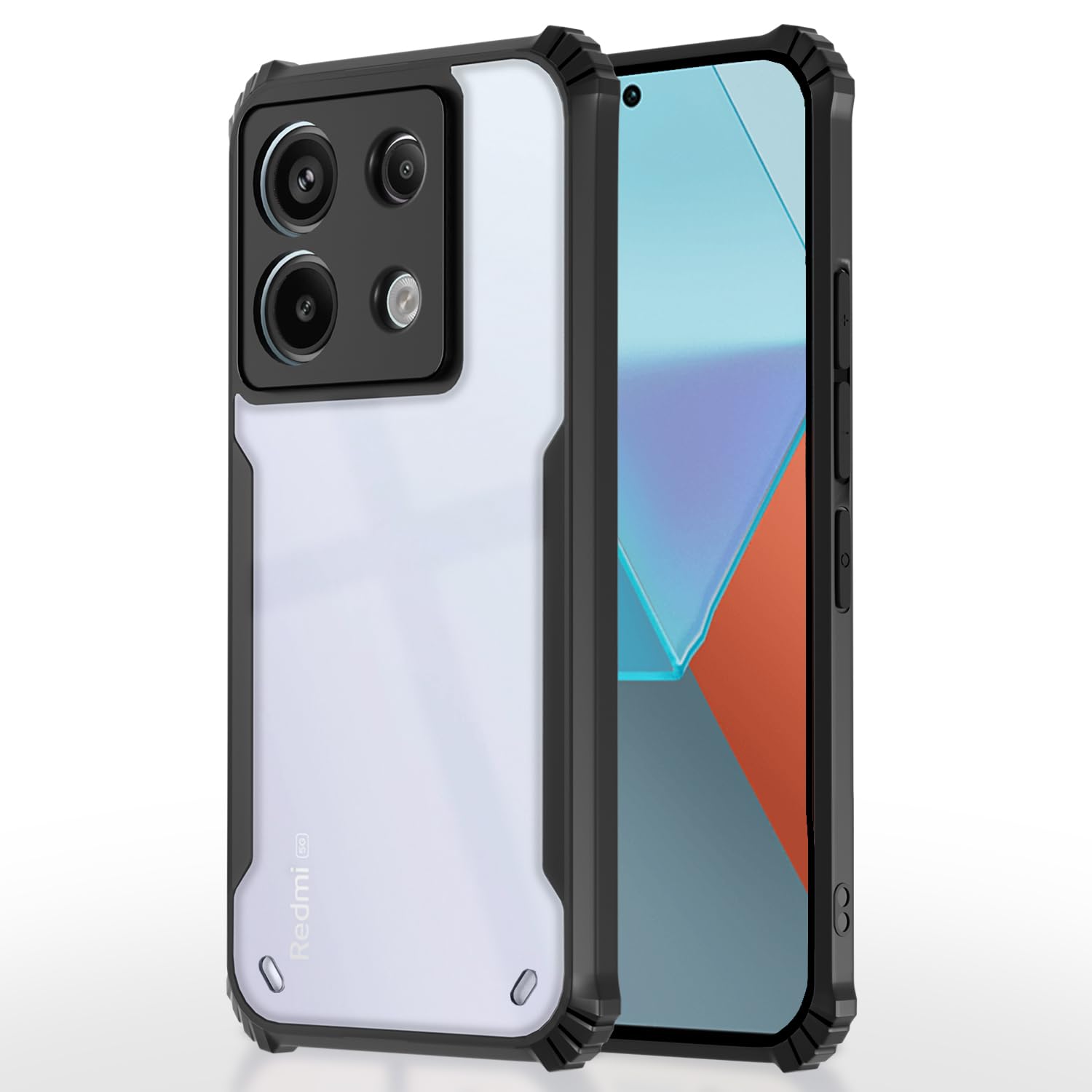 Pikkme Redmi Note 13 Pro 5G Eagle Back Cover - Black