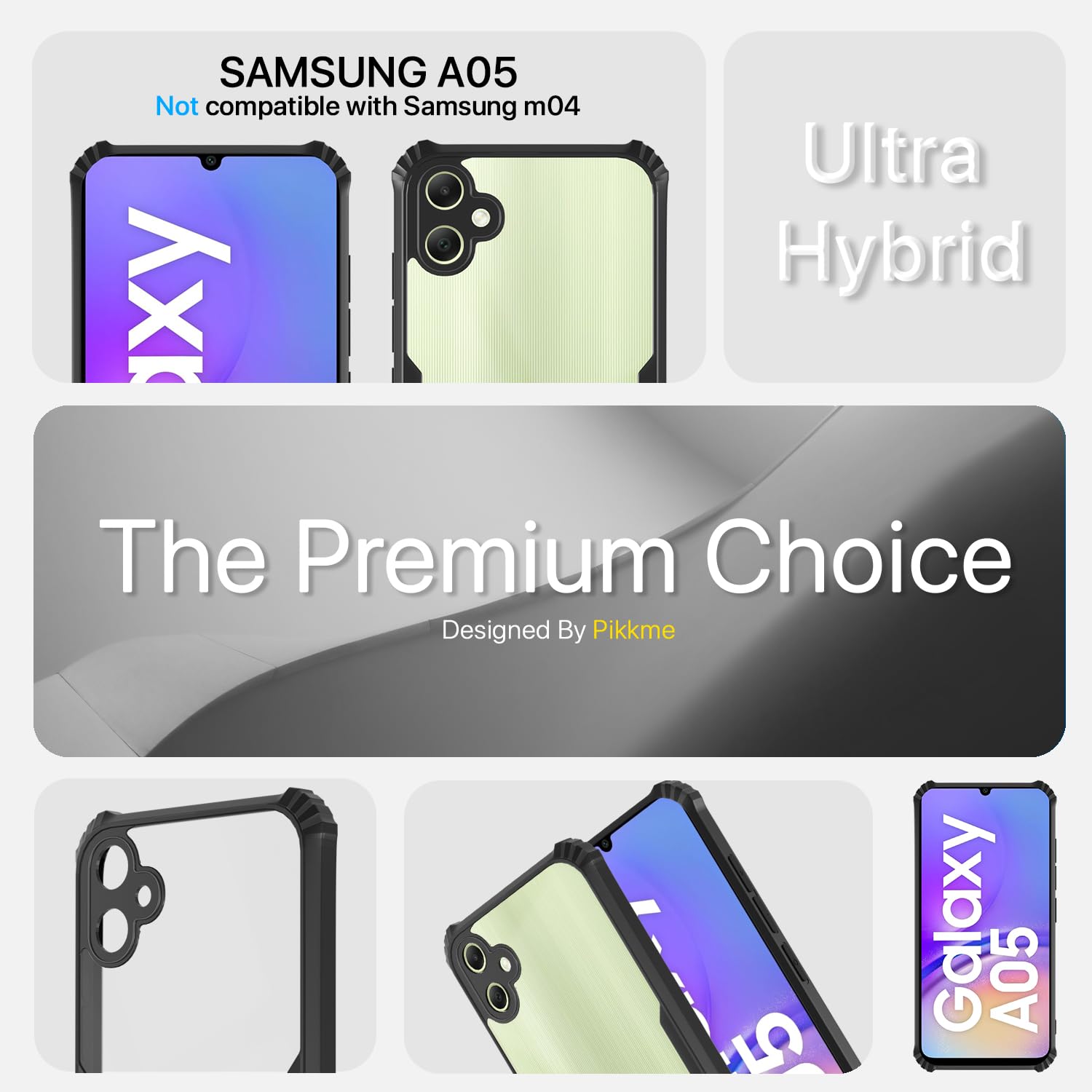 Pikkme Samsung A05/M05/F05 black phone cover – photo 3
