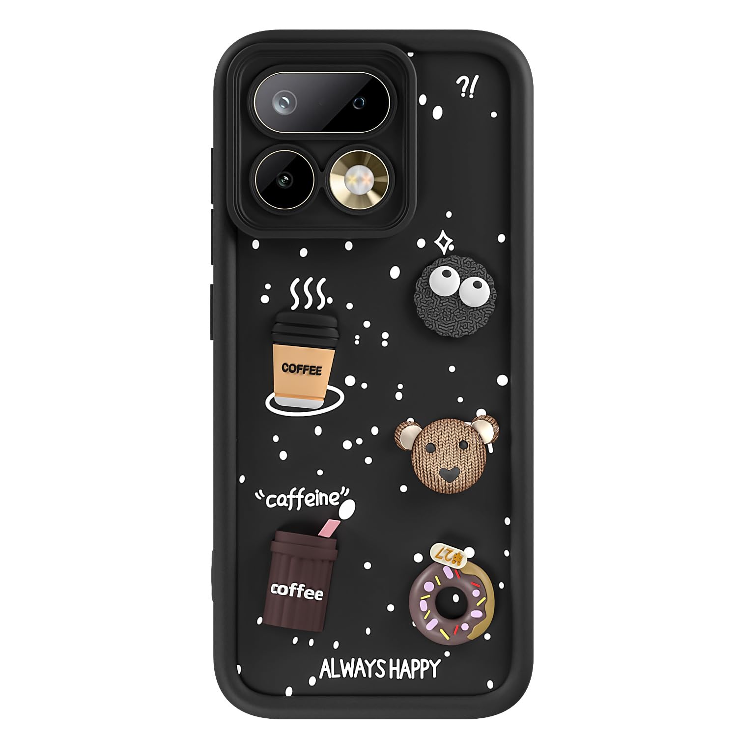 Black phone cover for Realme 16 Pro 5G – Pikkme – photo 7