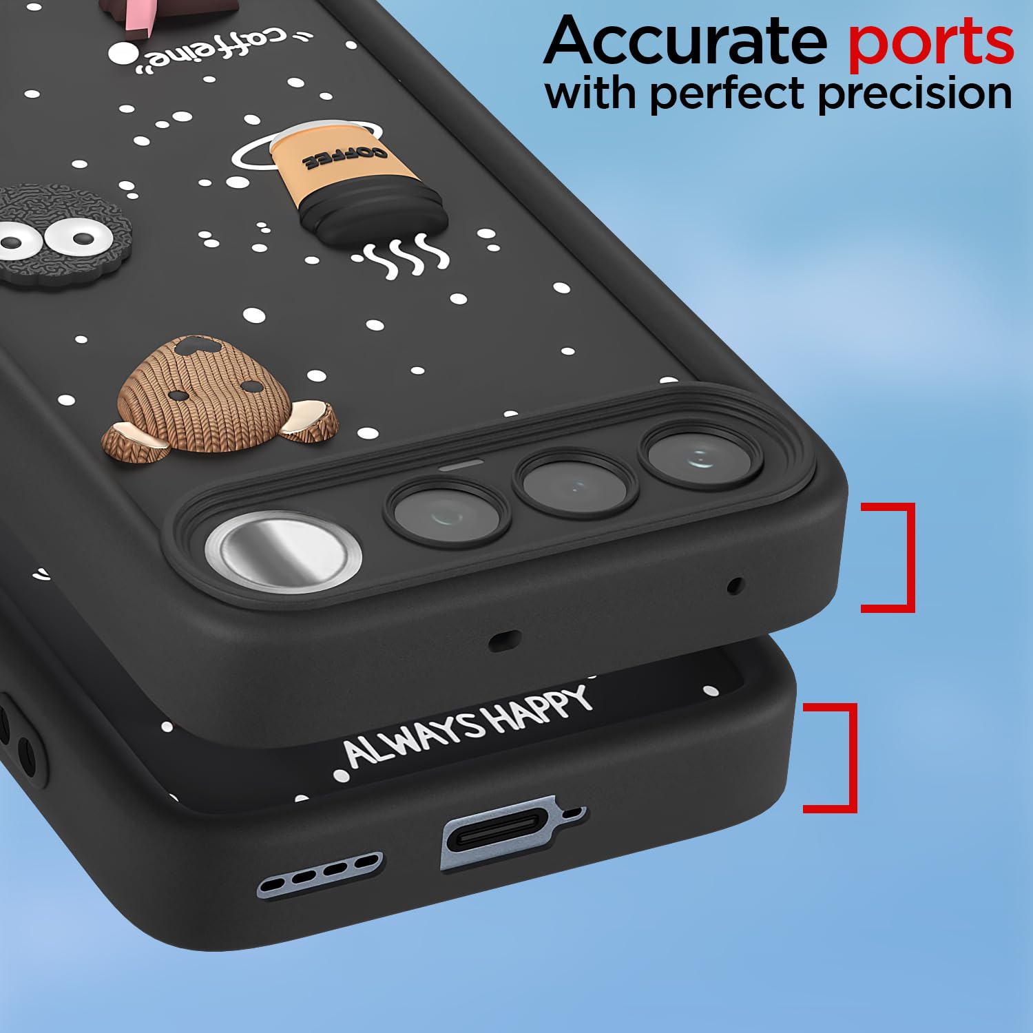 Pikkme black mobile cover for Realme 16 5G/3D – photo 4
