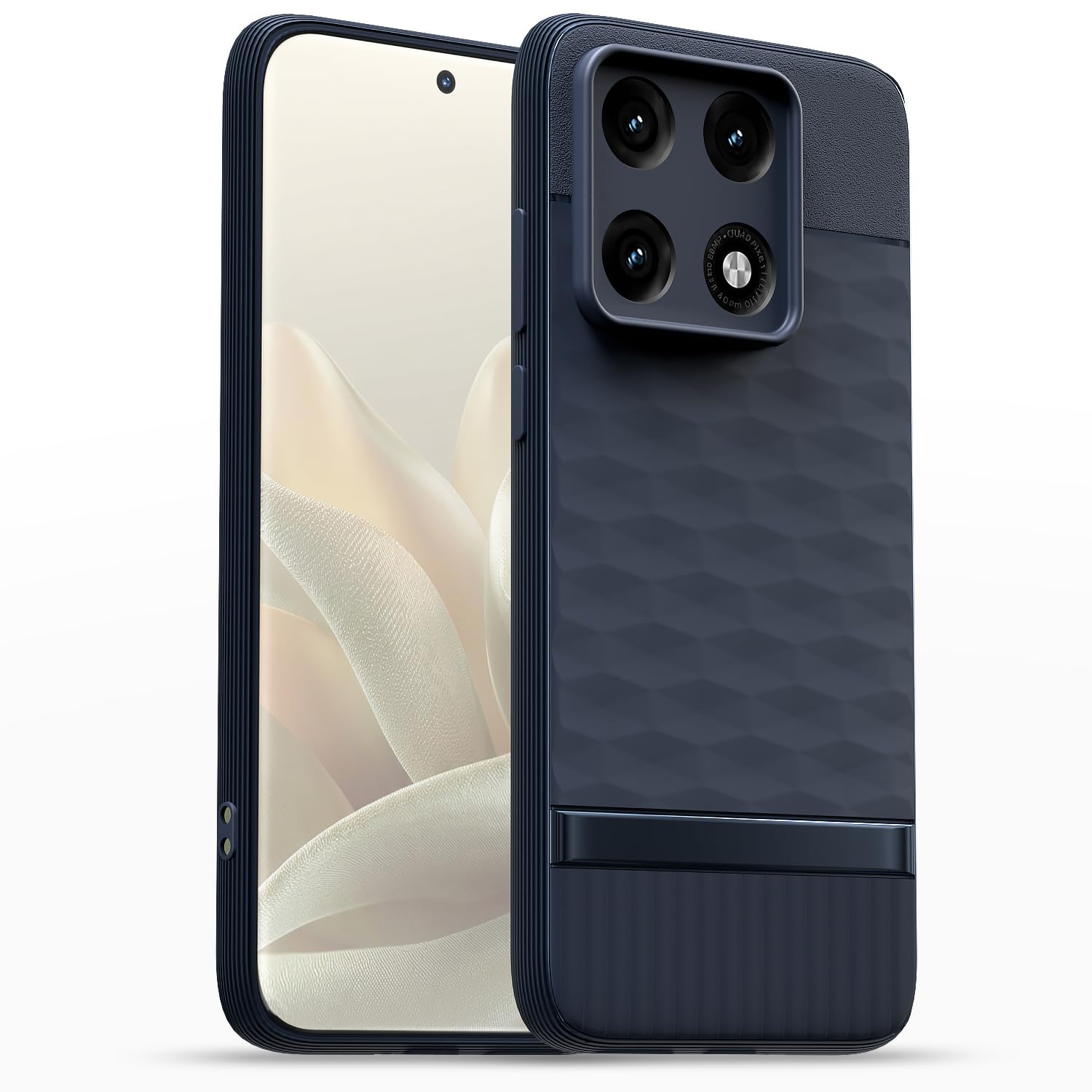Moto Edge 70 Pro 5G Silicone phone cover in blue by Pikkme