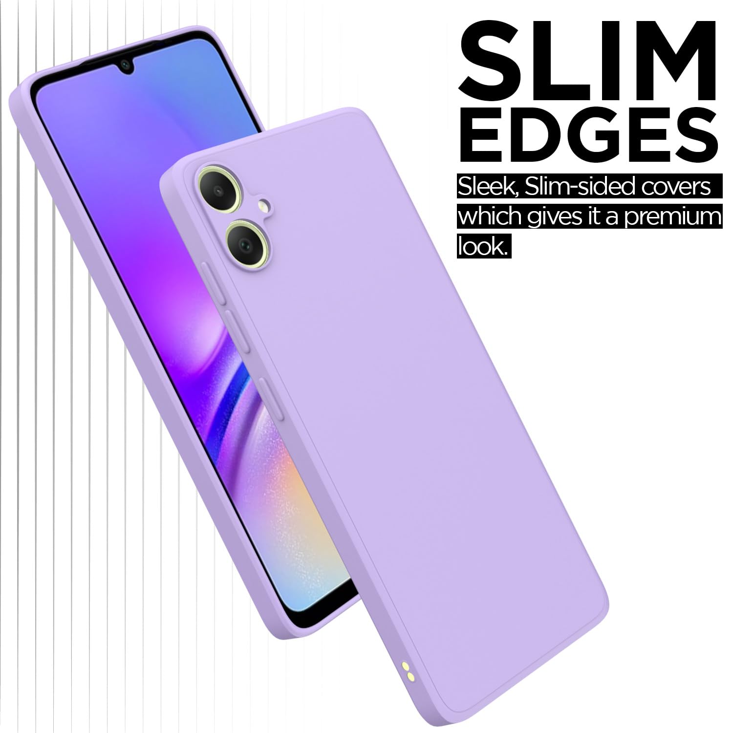Samsung A05/M05/F05 mobile back cover in purple by Pikkme – photo 3