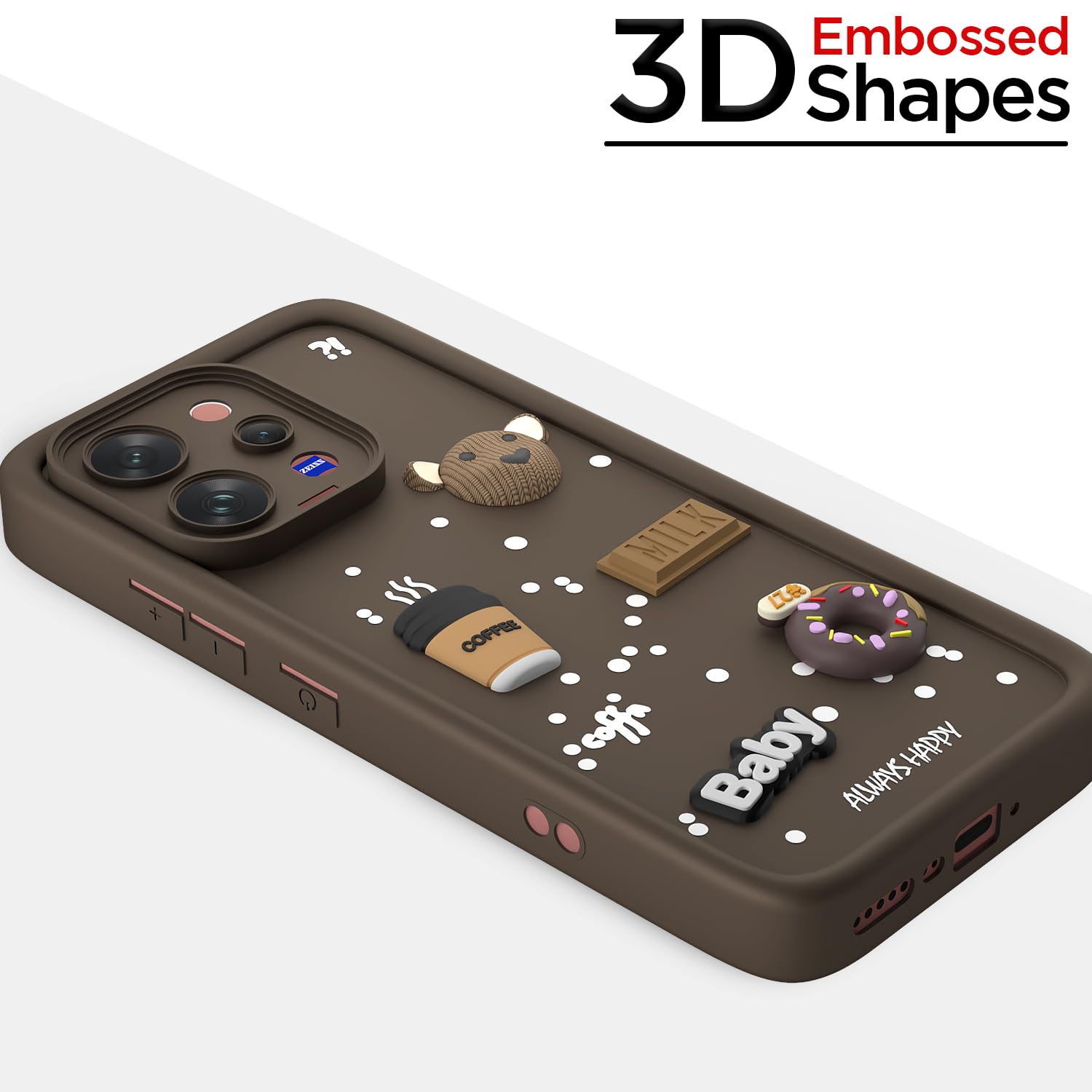 Pikkme brown back cover for Vivo V70 5G/3D – photo 3