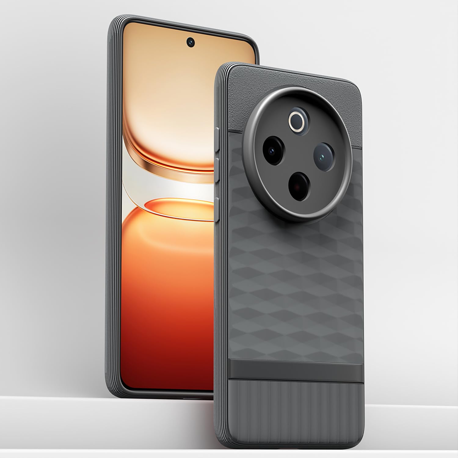 Pikkme Vivo T4 5G / iQoo Z10 5G Shockproof Soft Flexible Gencase Back Cover (Grey)